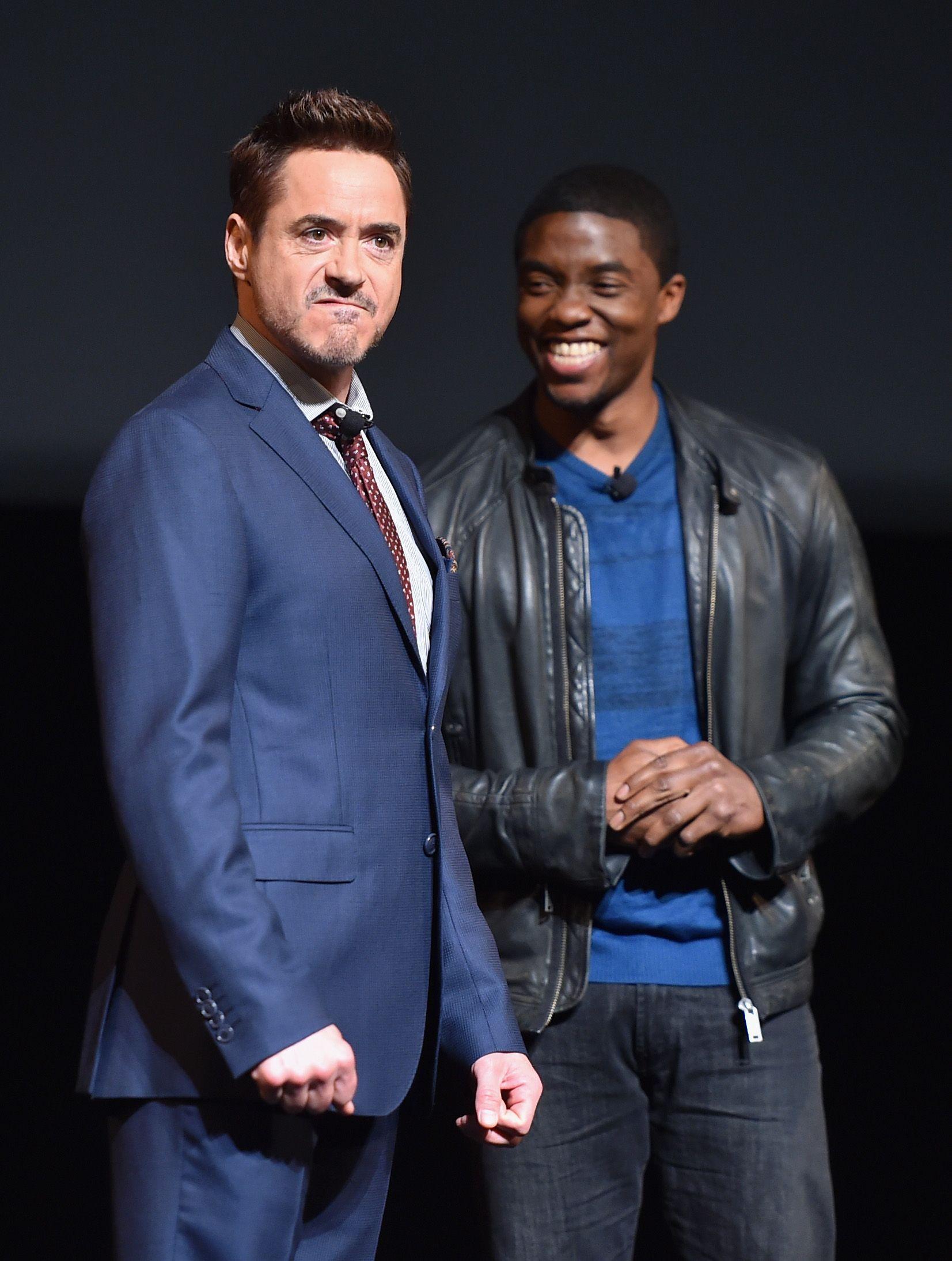 1653x2189 Marvel Event Image Featuring Robert Downey Jr., Chris Evans, and Chadwick Boseman