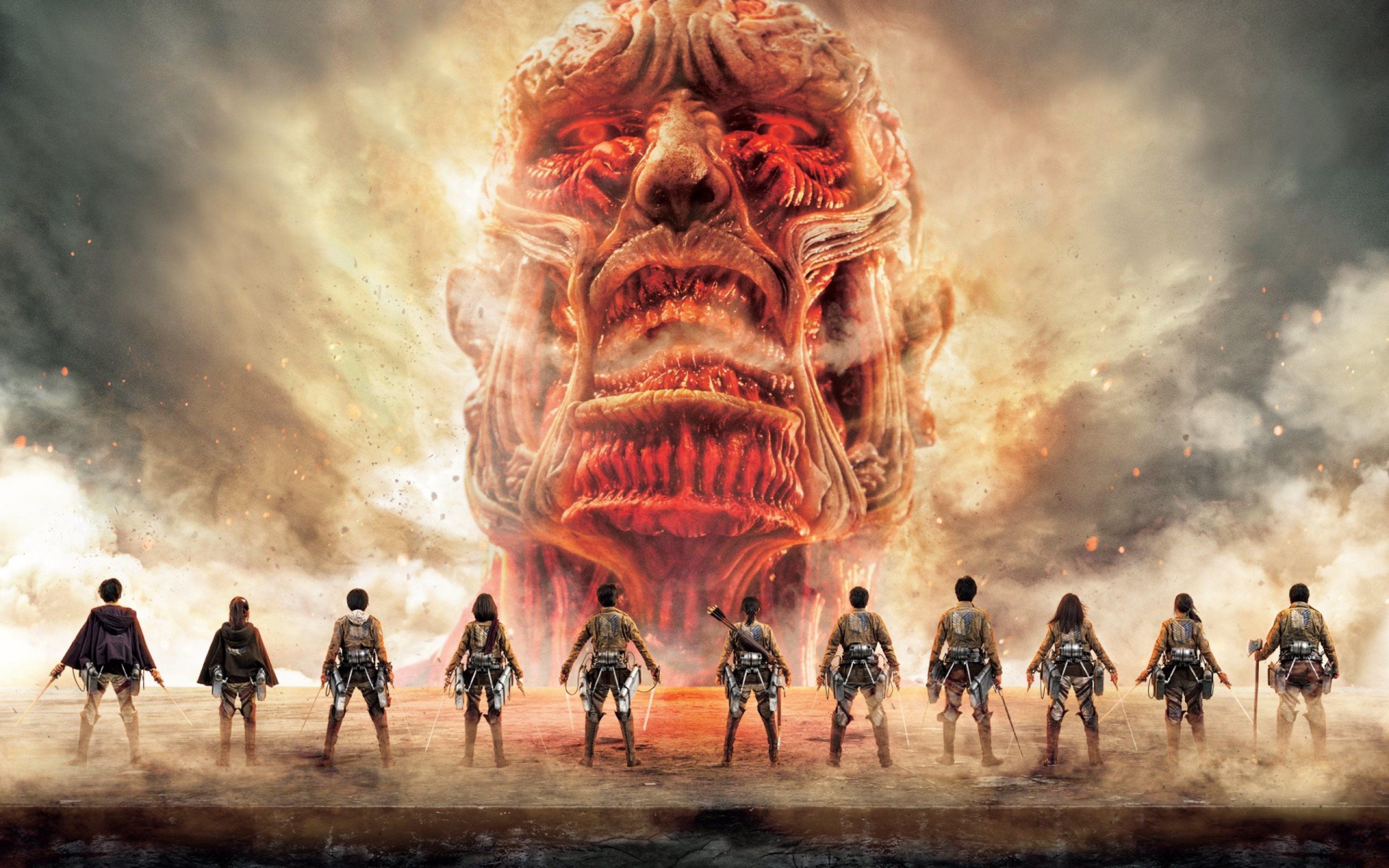 3840x2400 Attack on Titan Japanese Tv Series Poster, Hình nền Full HD 2K