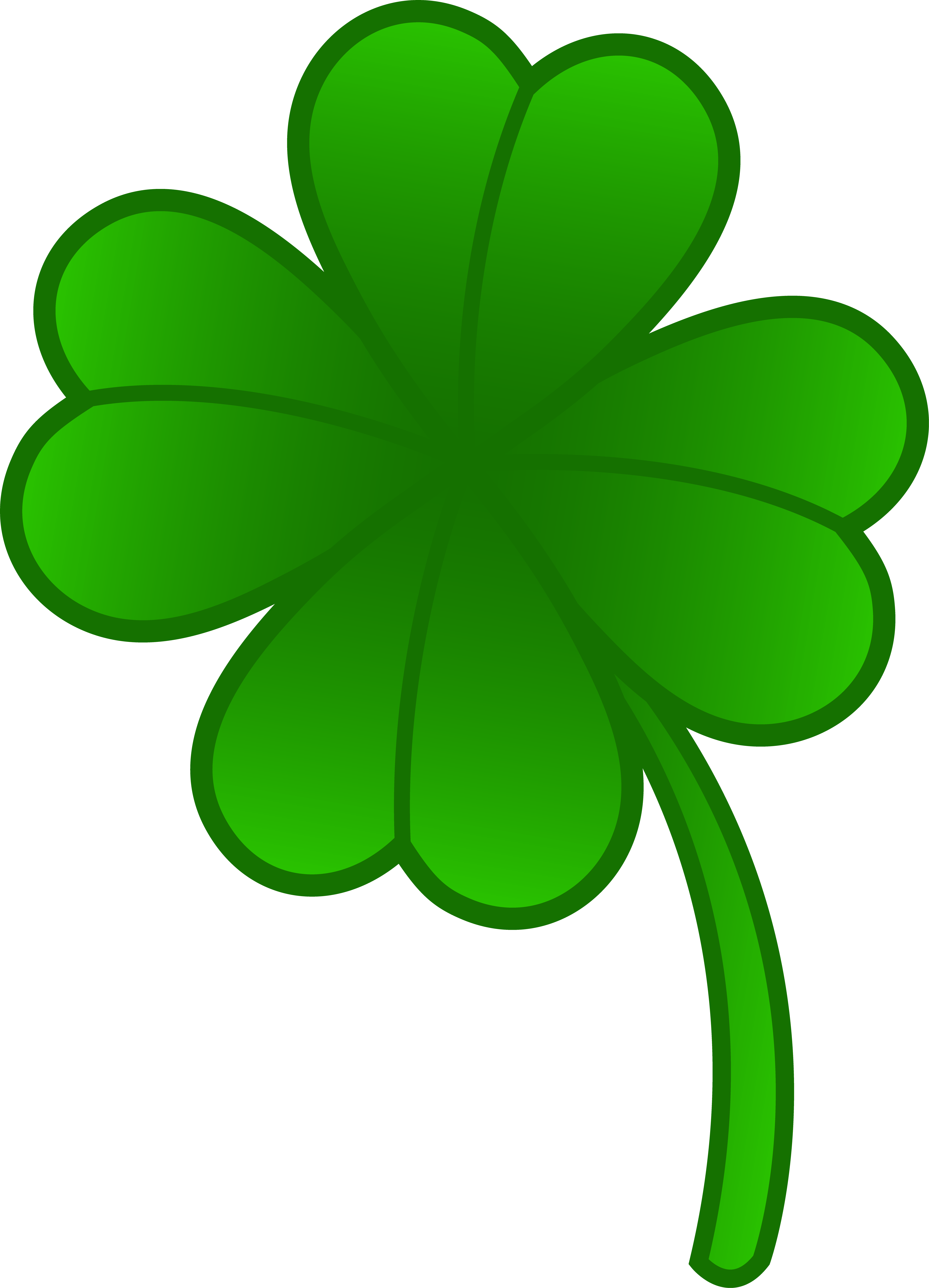 4865x6742 Free 4 Leaf Clover Image, Download Free Clip Art, Free Clip Art on Clipart Library