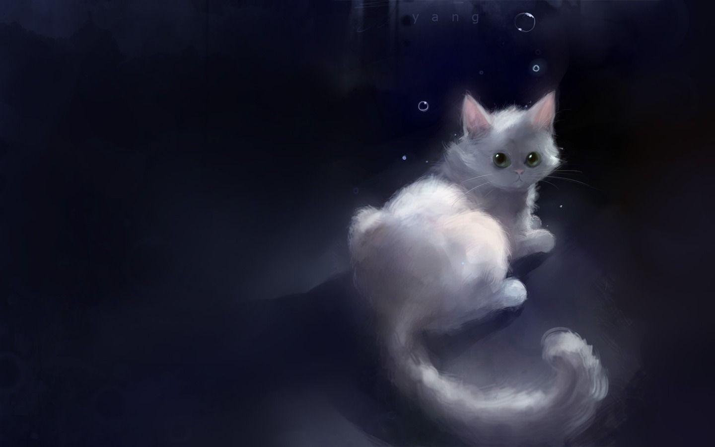 1440x900 Apofiss small black cat wallpaper watercolor illustrations Wallpaper Download small black cat wallpaper watercolor illustrations Wallpaper Wallpaper Site