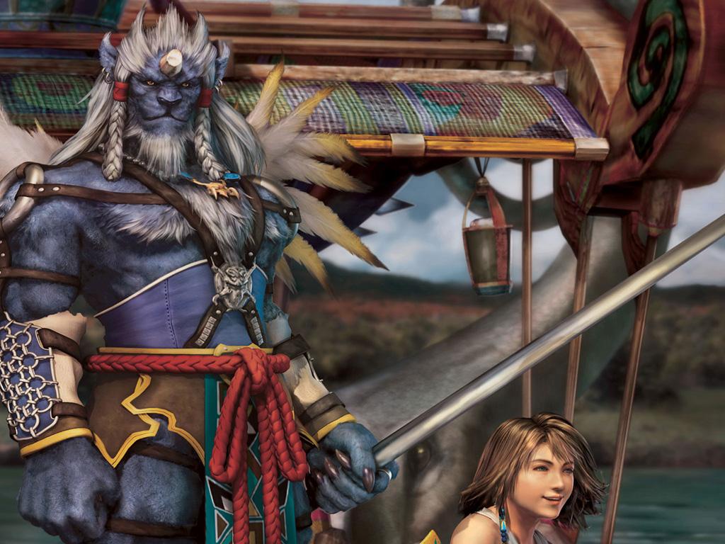 1024x768 Final Fantasy X Wallpaper, Yuna, Rikku, Wakka, Lulu, Auron