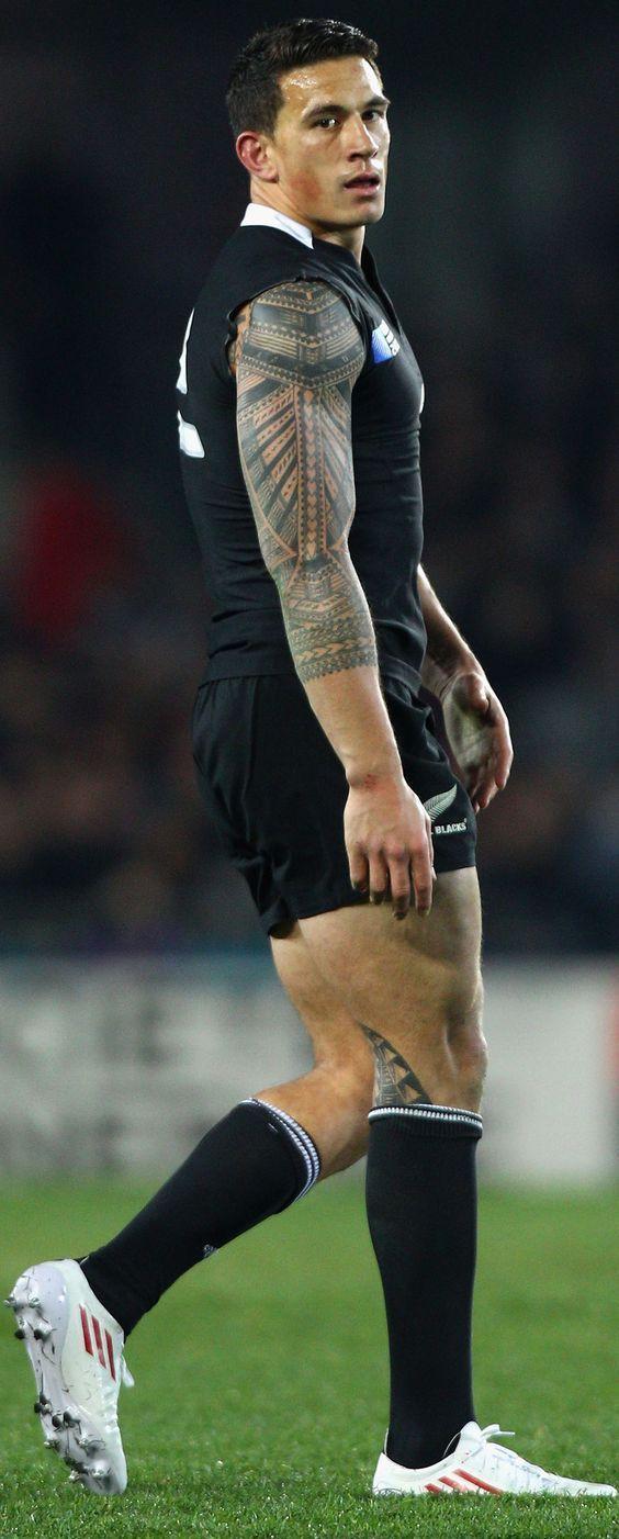 564x1402 Sonny Bill Williams, one of the few men who look better WITH the tattoo. #allblacks:. Rugby players, Sonny bill williams, Hot rugby players