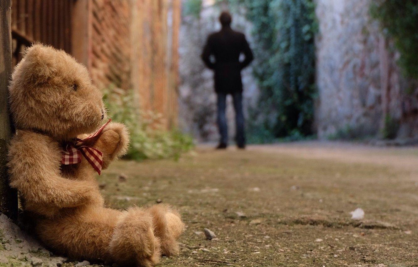 1332x850 Wallpaper sadness, loneliness, toy, bear, bear, toy, bear, cute, lonely, Teddy image for desktop, section настроения