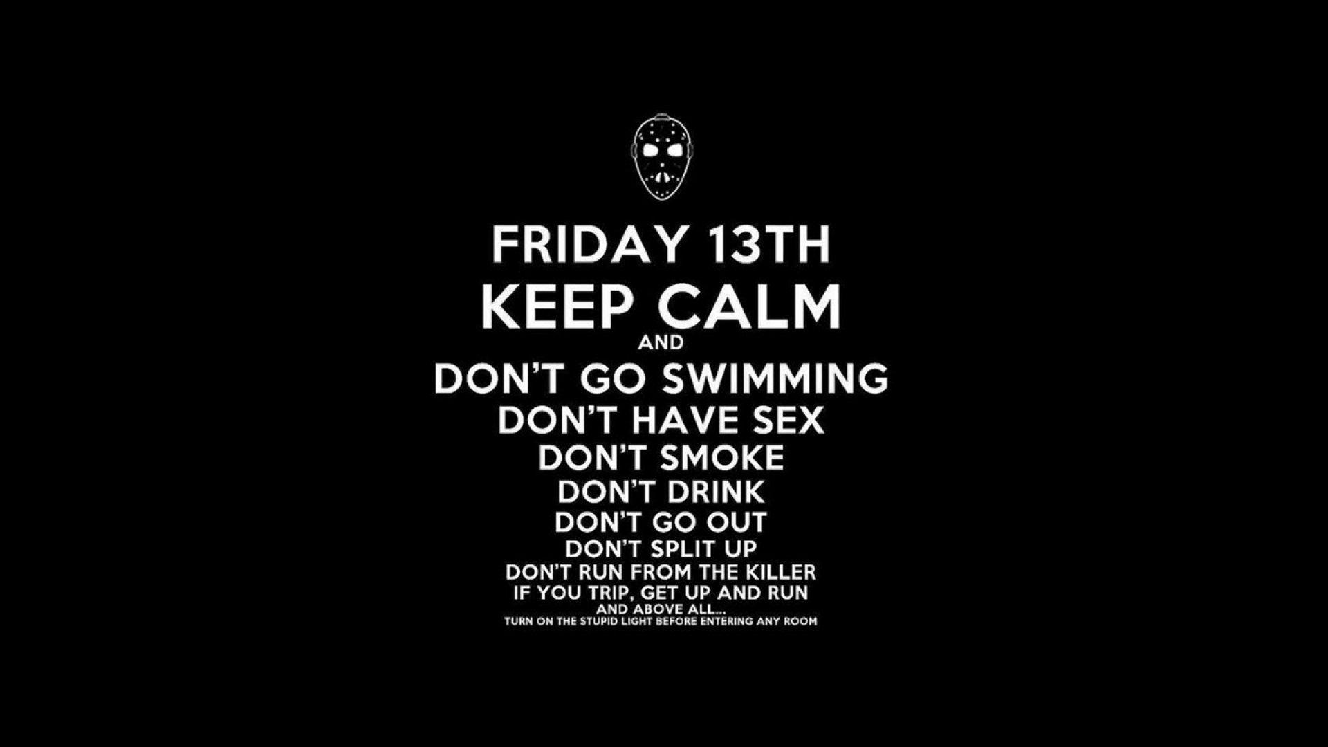 1920x1080 FRIDAY 13TH dark horror violence killer jason thriller fridayhorror halloween mask wallpaperx1080