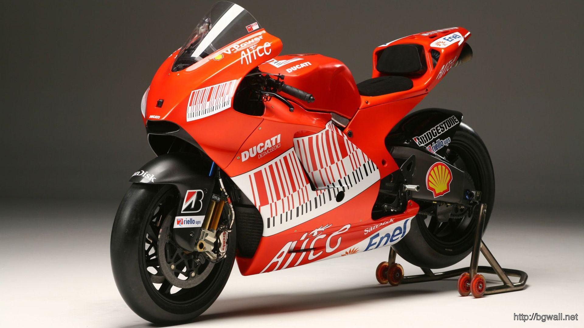 1920x1080 View Of Ducati Sports Bike HD Wallpaper