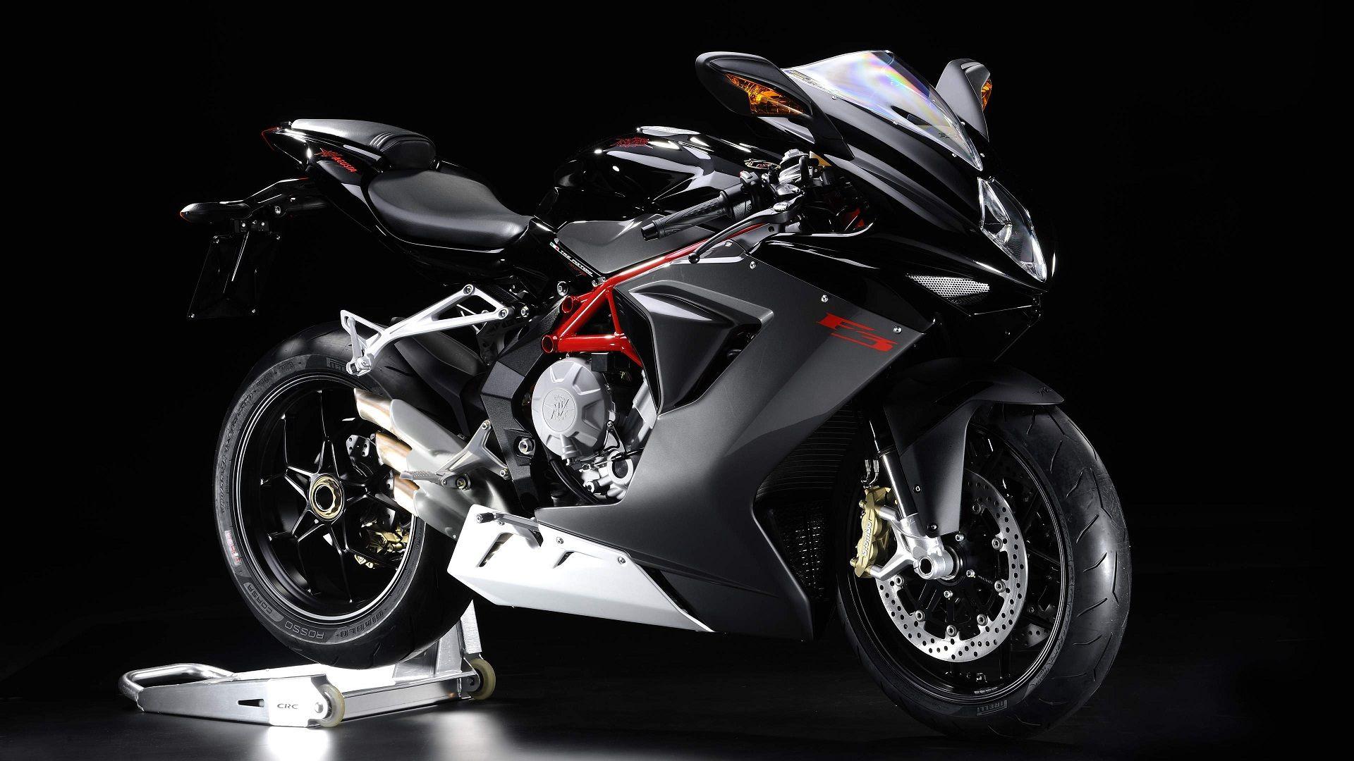 1920x1080 Sport Bike Wallpaper Full HD Agusta F3 Black, Download Wallpaper