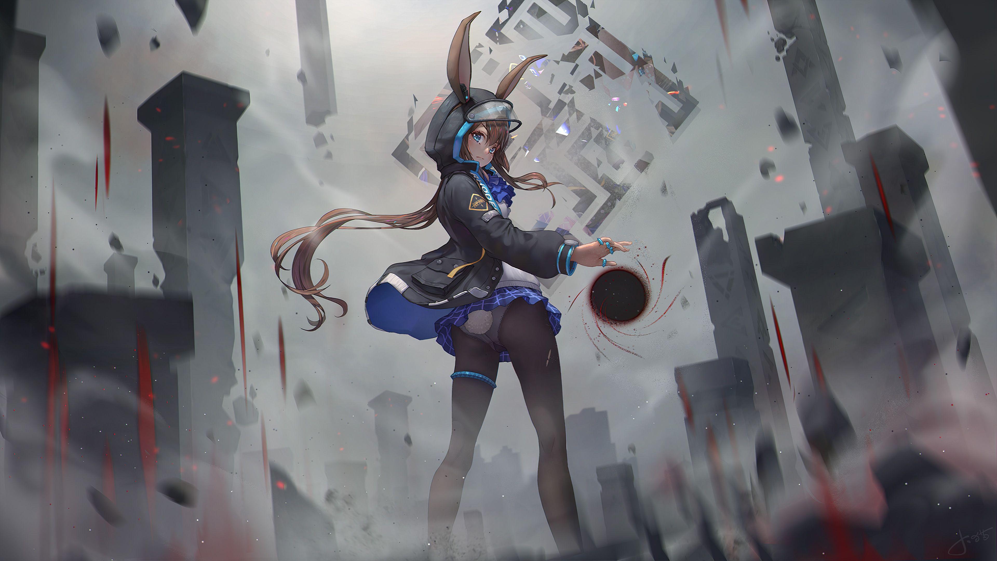 3840x2160 Amiya Ark Knights Anime Girl 4k, HD Anime, 4k Wallpaper, Image, Background, Photo and Picture