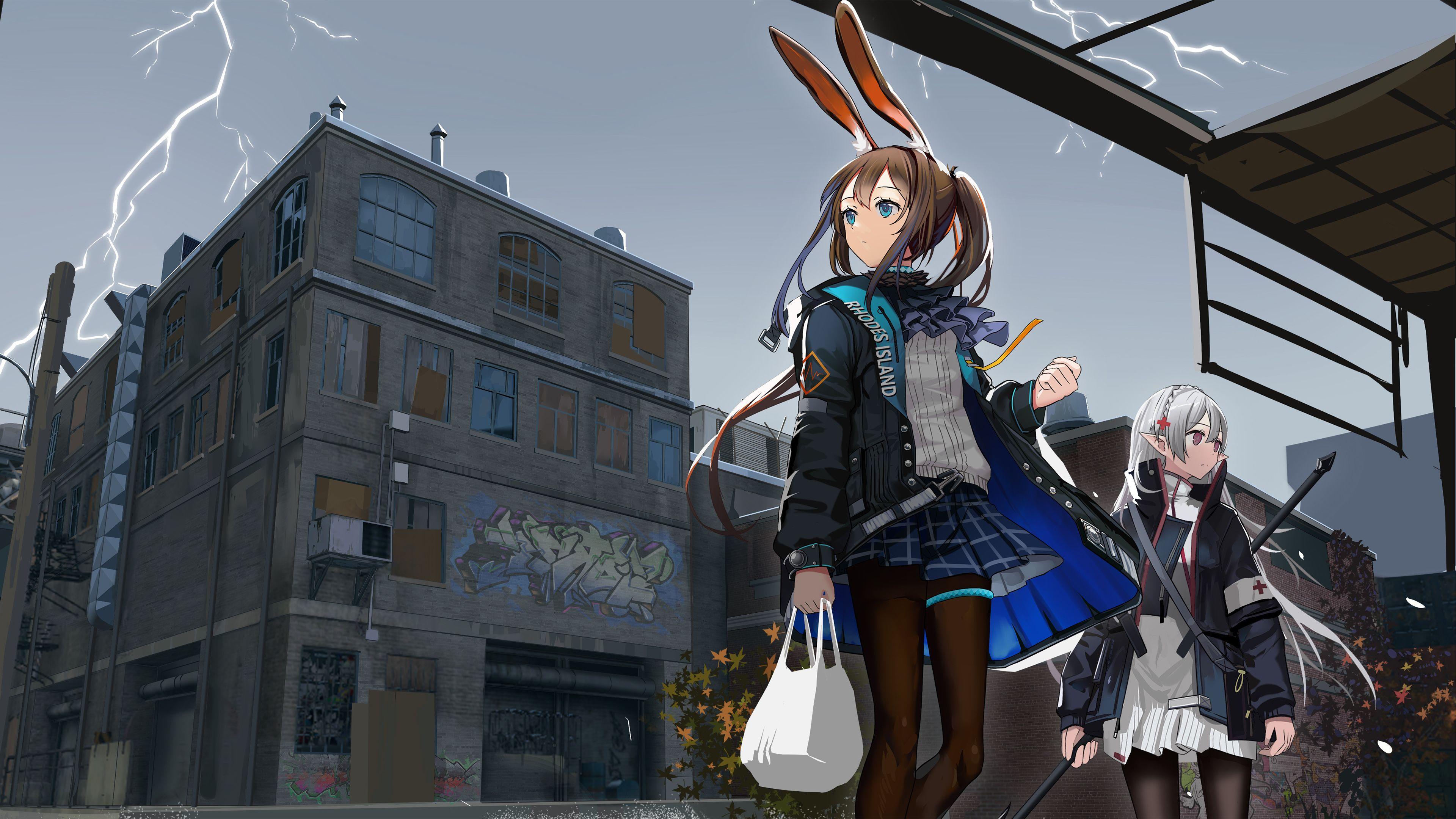 3840x2160 Anime, Girls, Arknights, Amiya, Warfarin, 4K wallpaper. Mocah.org HD Wallpaper