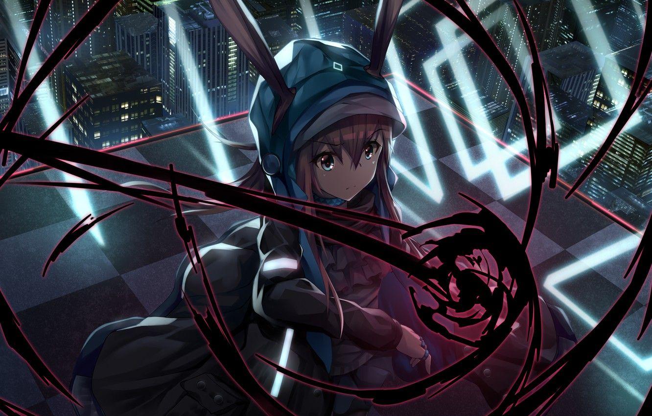 1332x850 Wallpaper girl, the city, magic, Arknights, Amiya image for desktop, section игры