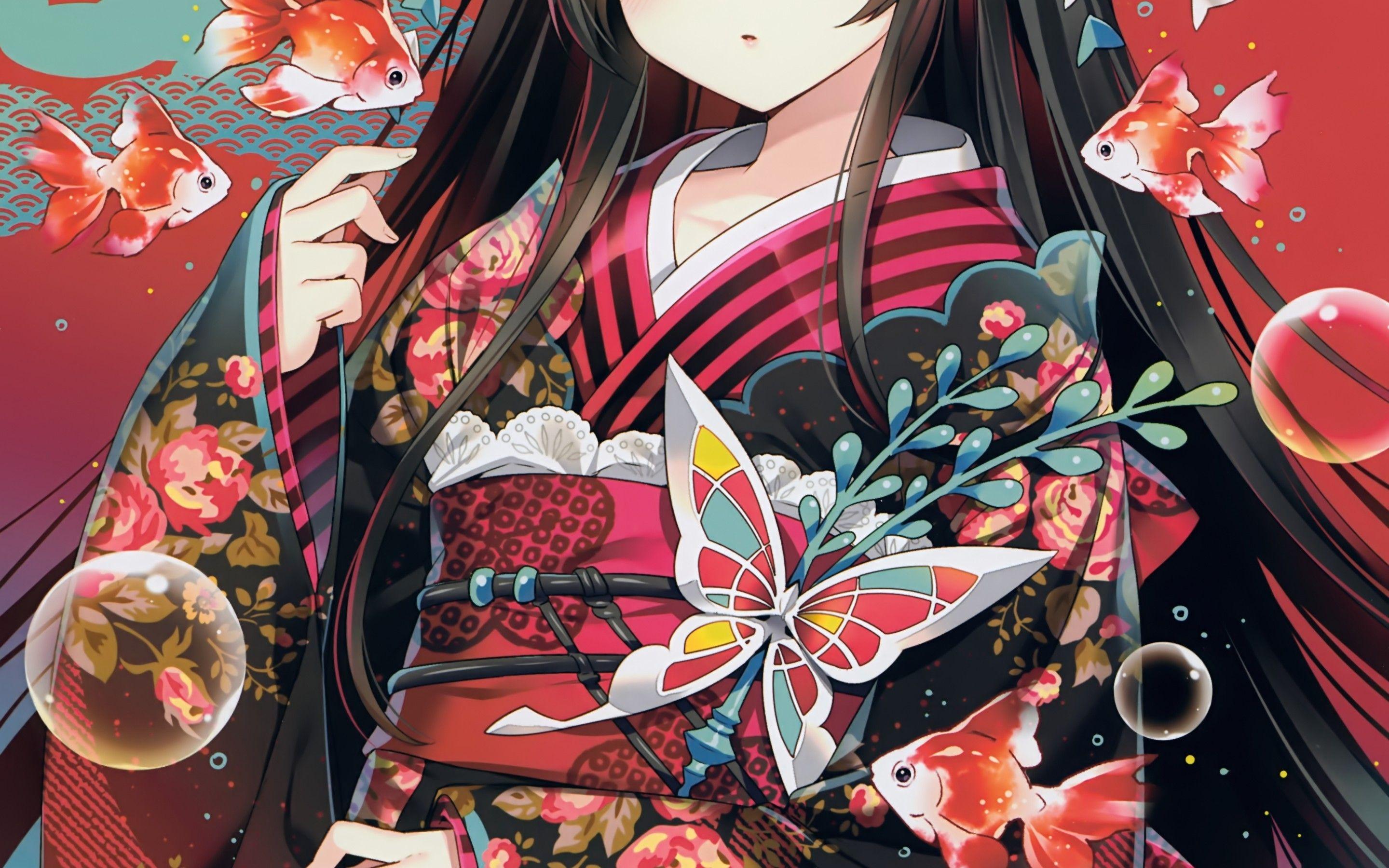 Anime Kimono Wallpapers - Top Free Anime Kimono ...