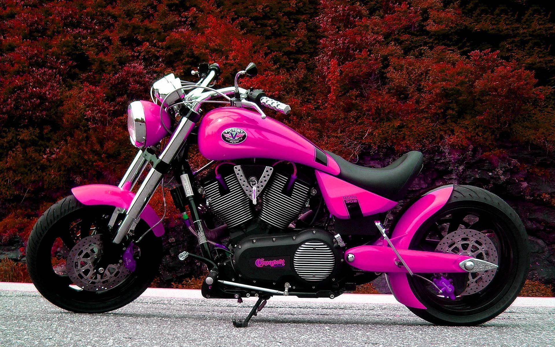 1920x1200 Victory 302 boss Wallpaper. Picture. Pink motorcycle, Victory motorcycles, Victory motorcycle