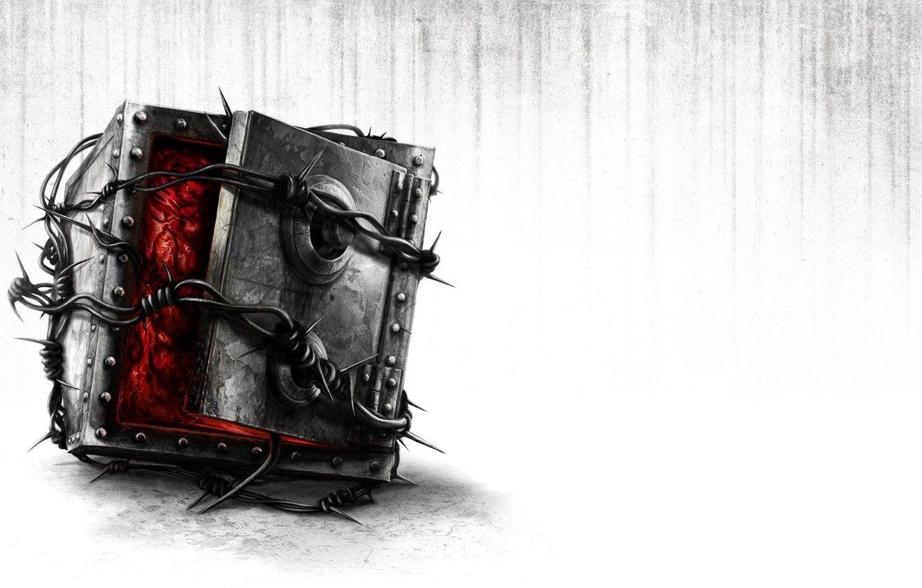 1332x850 Wallpaper Box, DLC, Bethesda Softworks, Tango Gameworks, The Evil Within, Barbed Wire, The Evil Within: The Executioner, Box, Safety Deposit box, The Executioner image for desktop, section игры