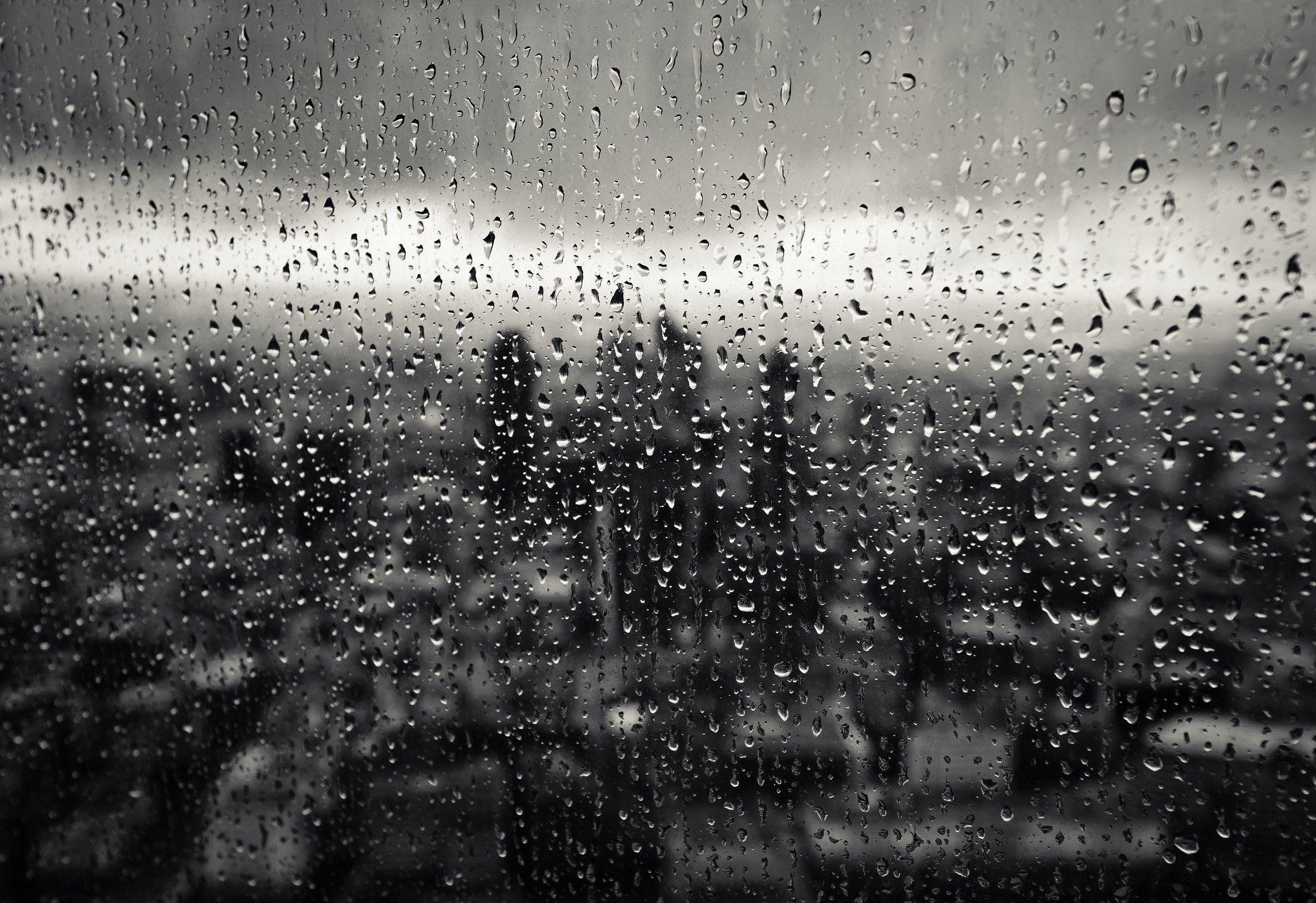 2048x1406 Rain Window Wallpaper