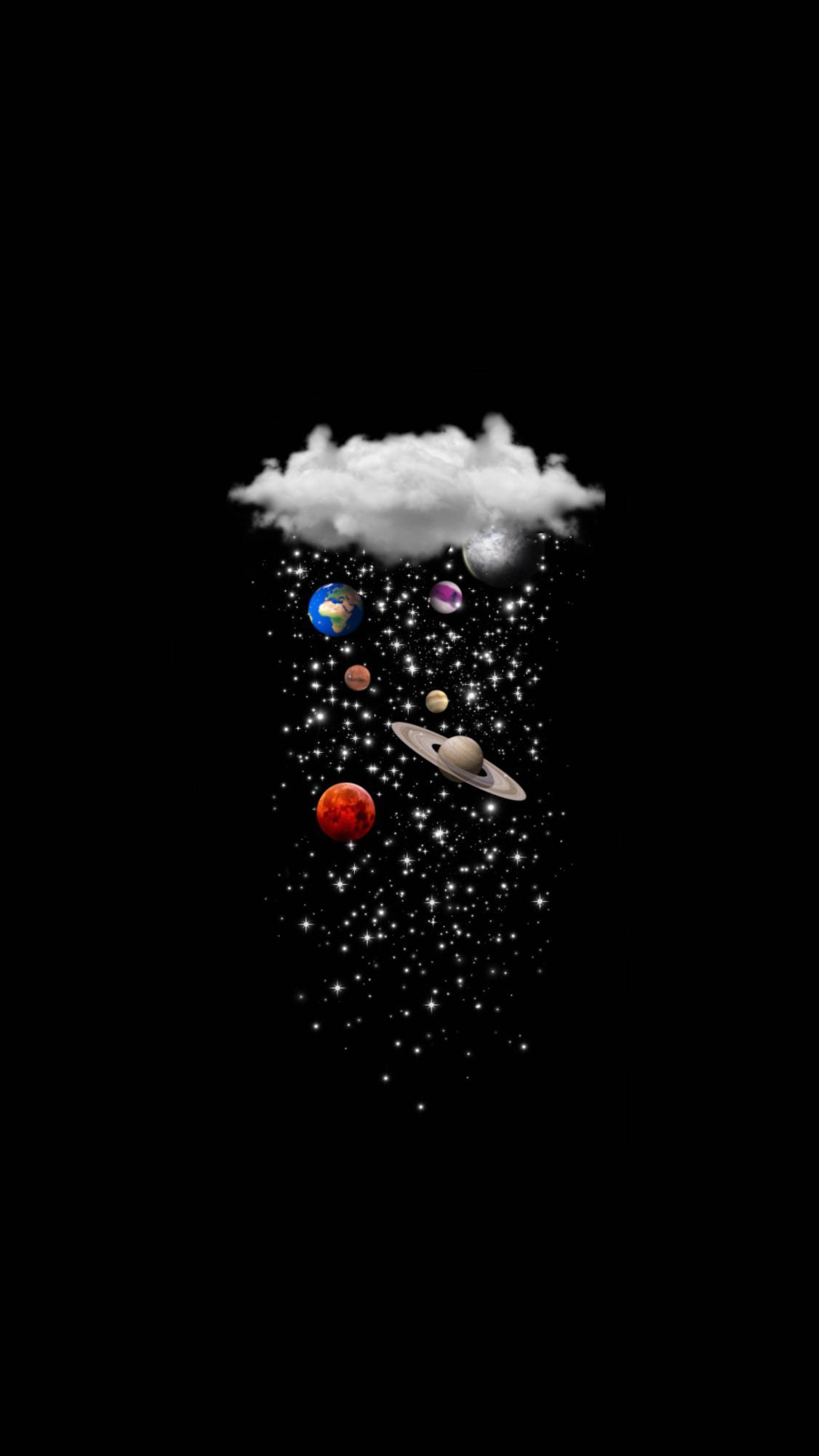 1126x2002 raining stars edit i made ☁️✨