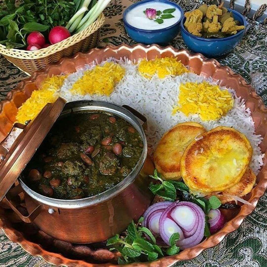 Persian iranian sabzi iranien essen plat ghormeh iranienne rezepte iranische tehran arabische dried fleisch gerichte dummies limes repas nourriture watering