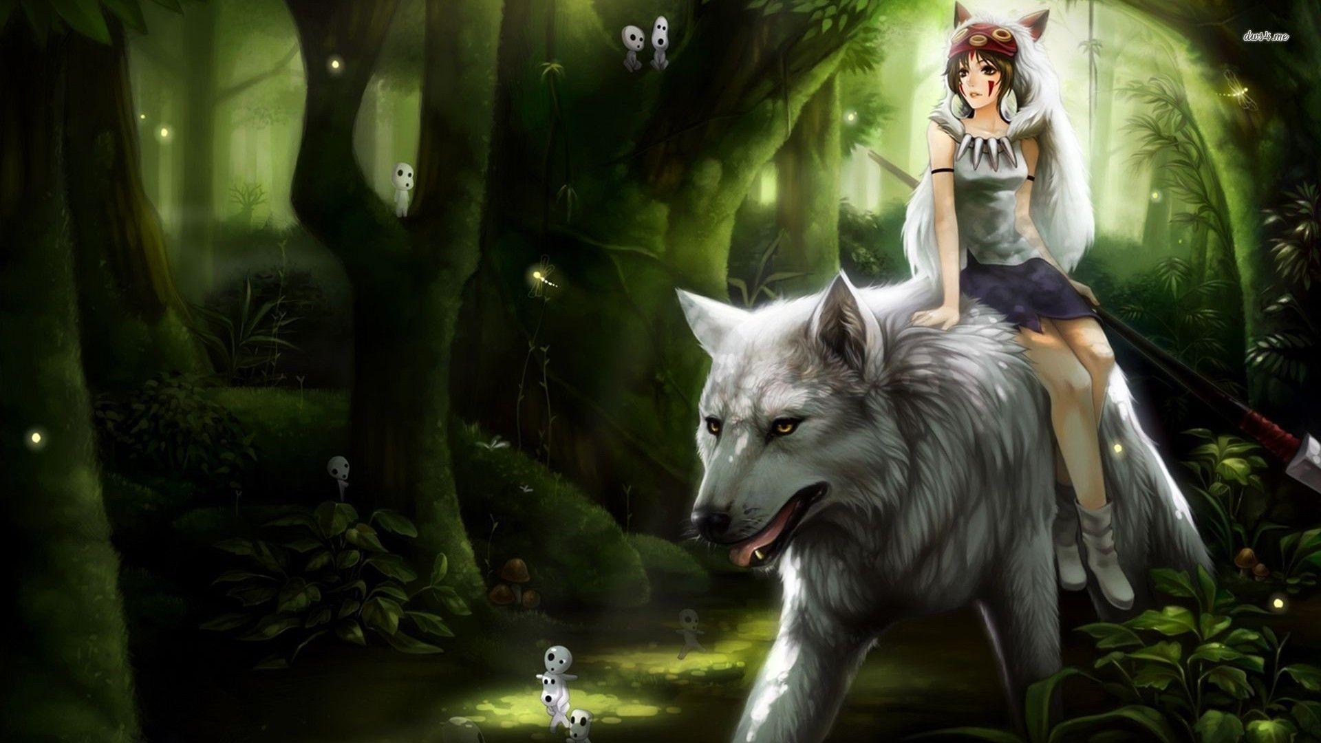1920x1080 Princess Mononoke Wallpaper