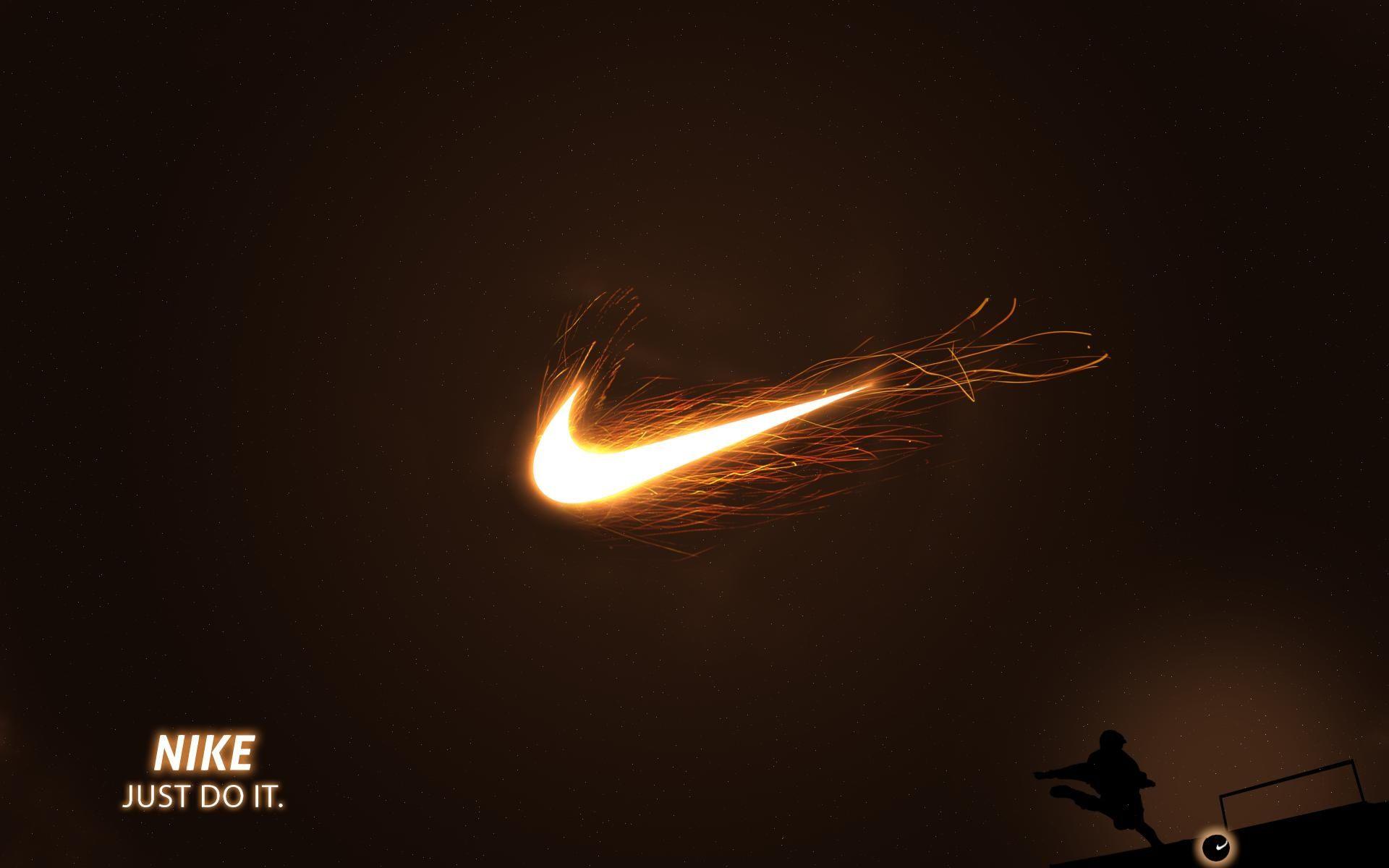 1920x1200 Gold Nike Wallpaper