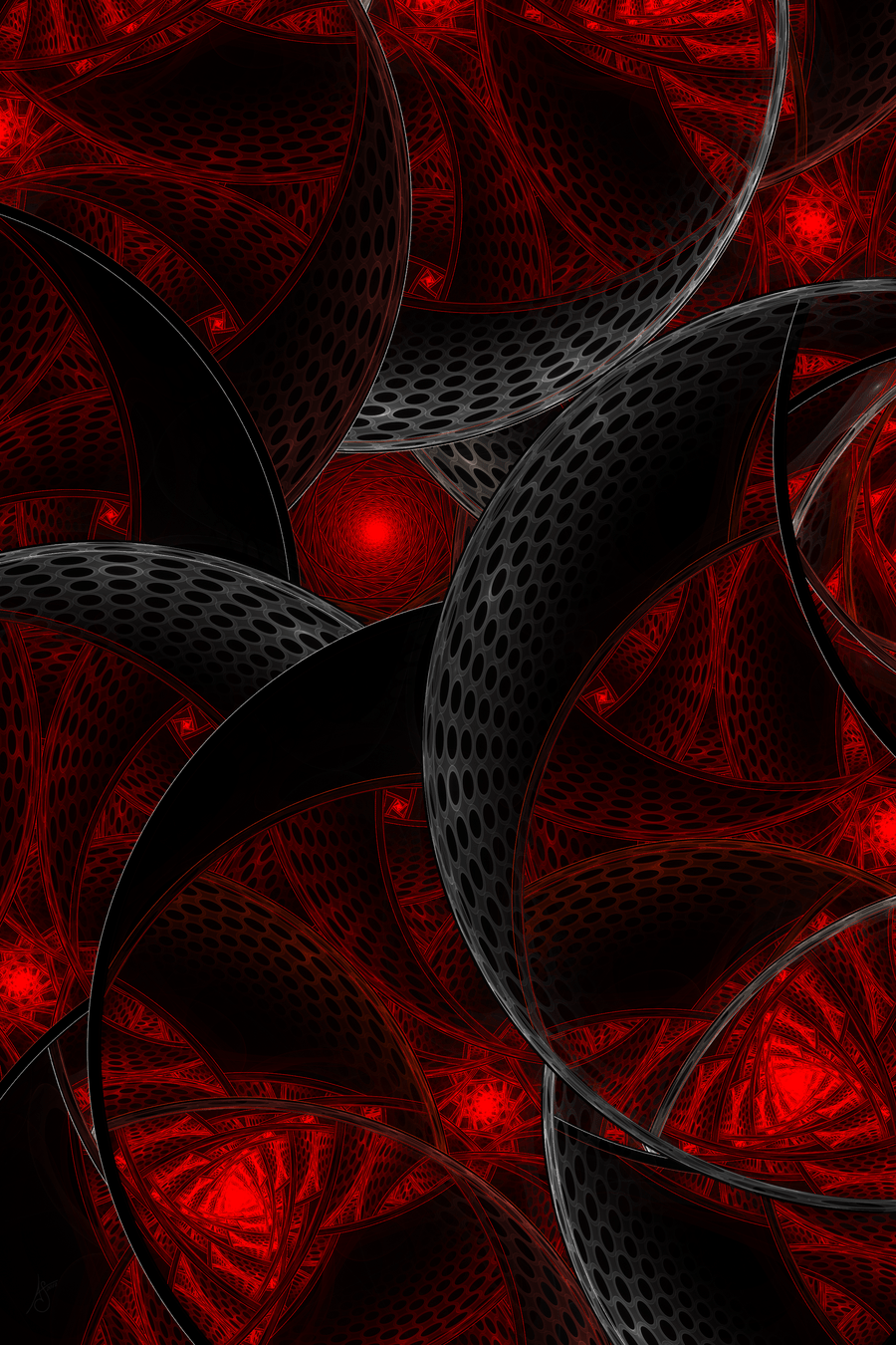 Red Fractal Wallpapers - Top Free Red Fractal Backgrounds - WallpaperAccess