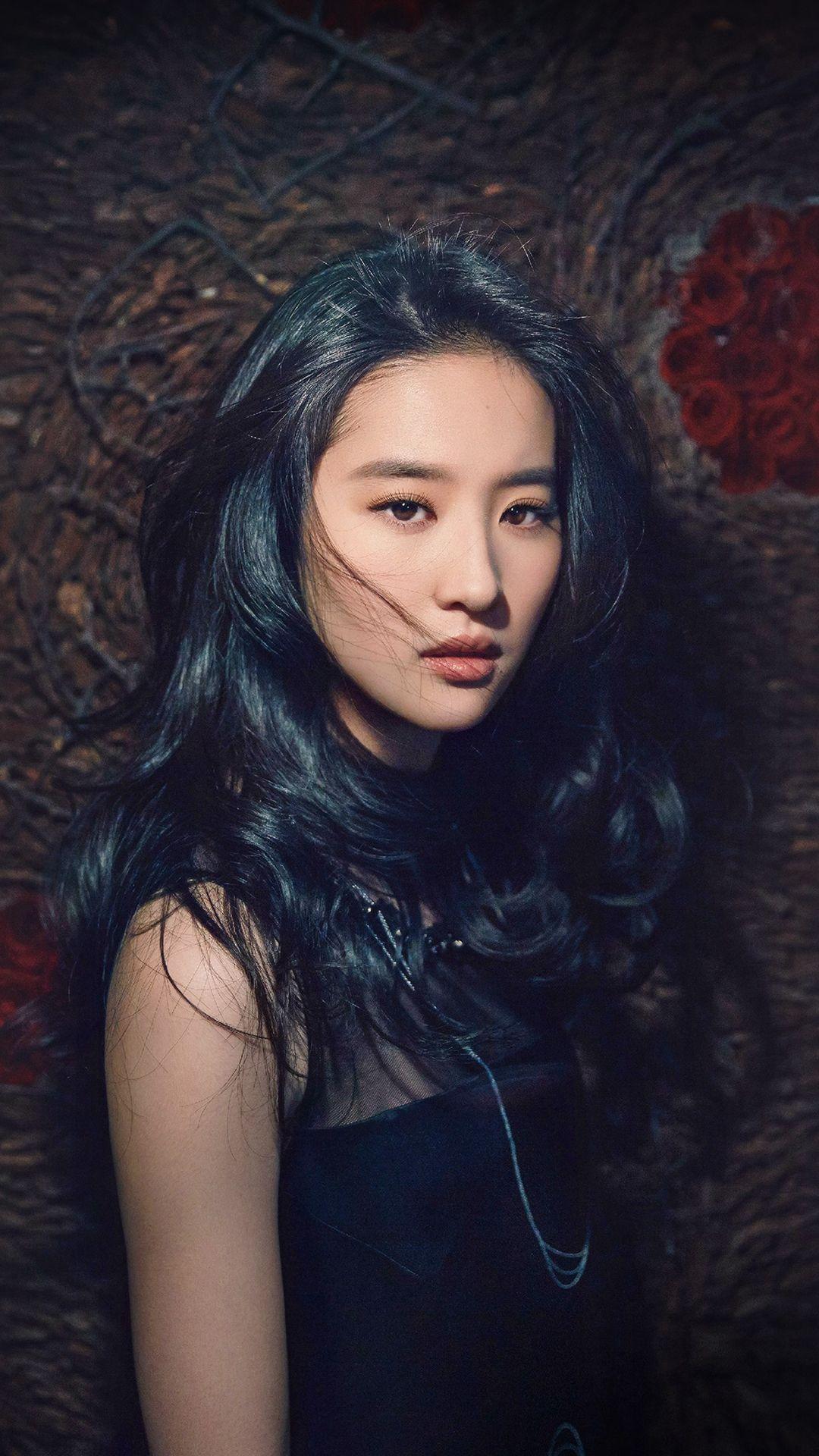 1080x1920 Girl Liu Yifei China Film Actress Model Singer Dark iPhone 8 Wallpaper Free Download