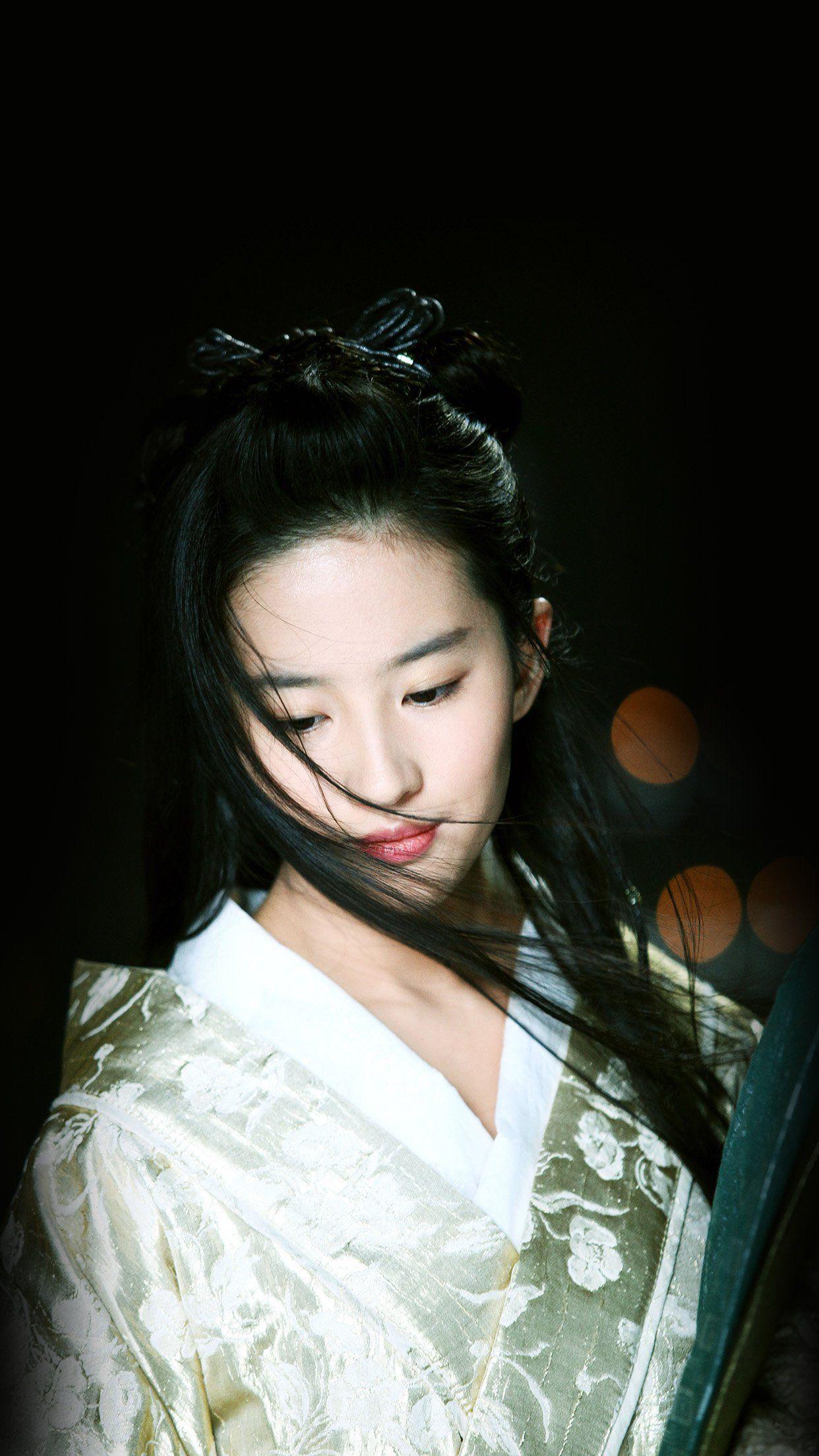 1242x2208 Liu Yifei Chinese Acturess Cute Star Android wallpaper HD wallpaper