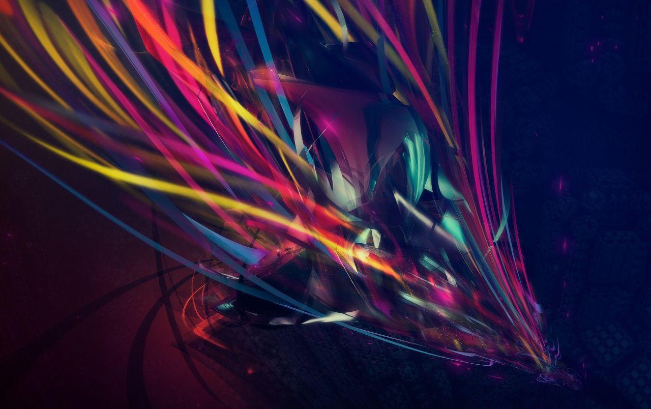 1280x804 Colorful Abstract Shapes wallpaper. Colorful Abstract Shapes