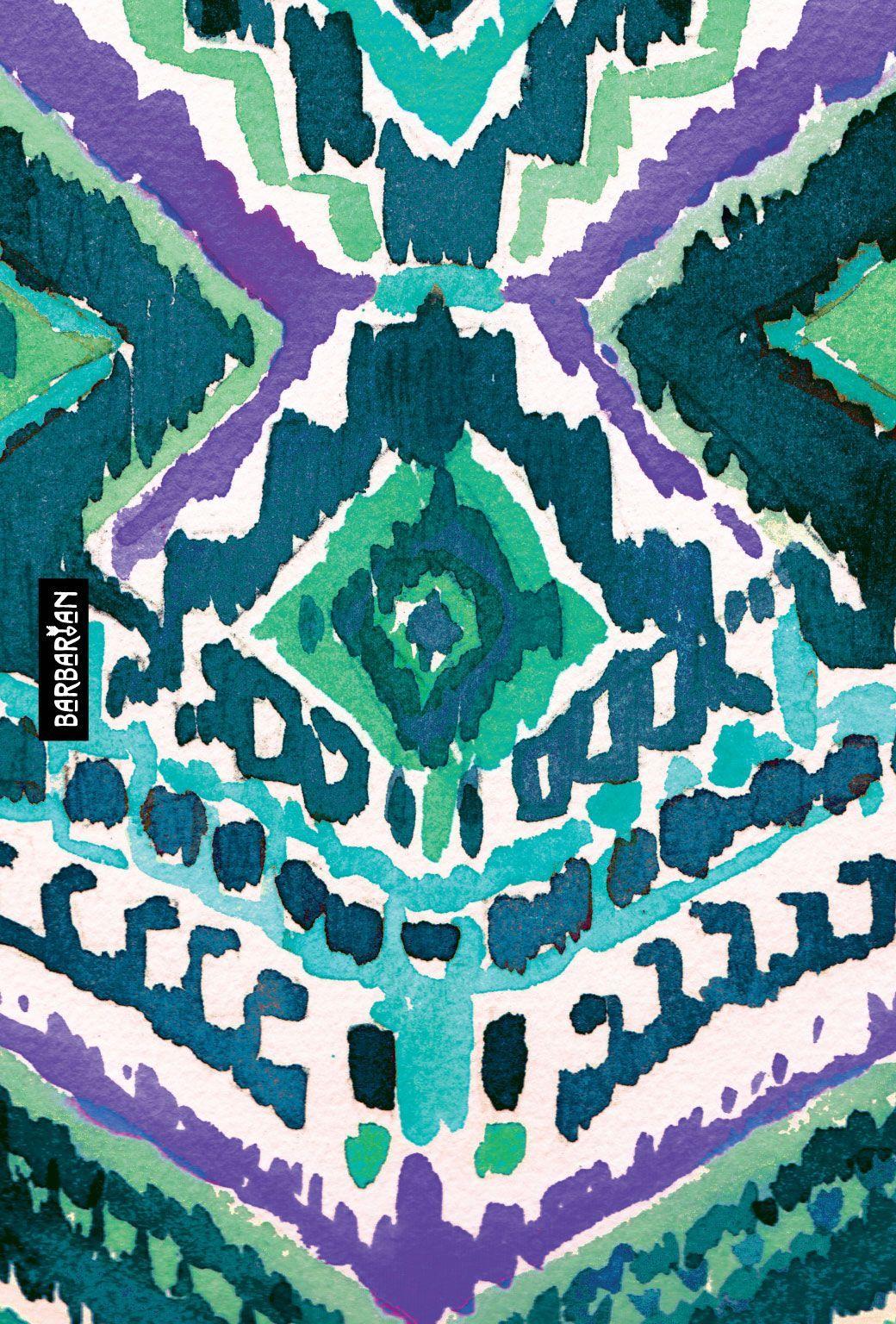 1040x1536 The Download: Green Tribal · Barbarian by Barbra Ignatiev · Bold