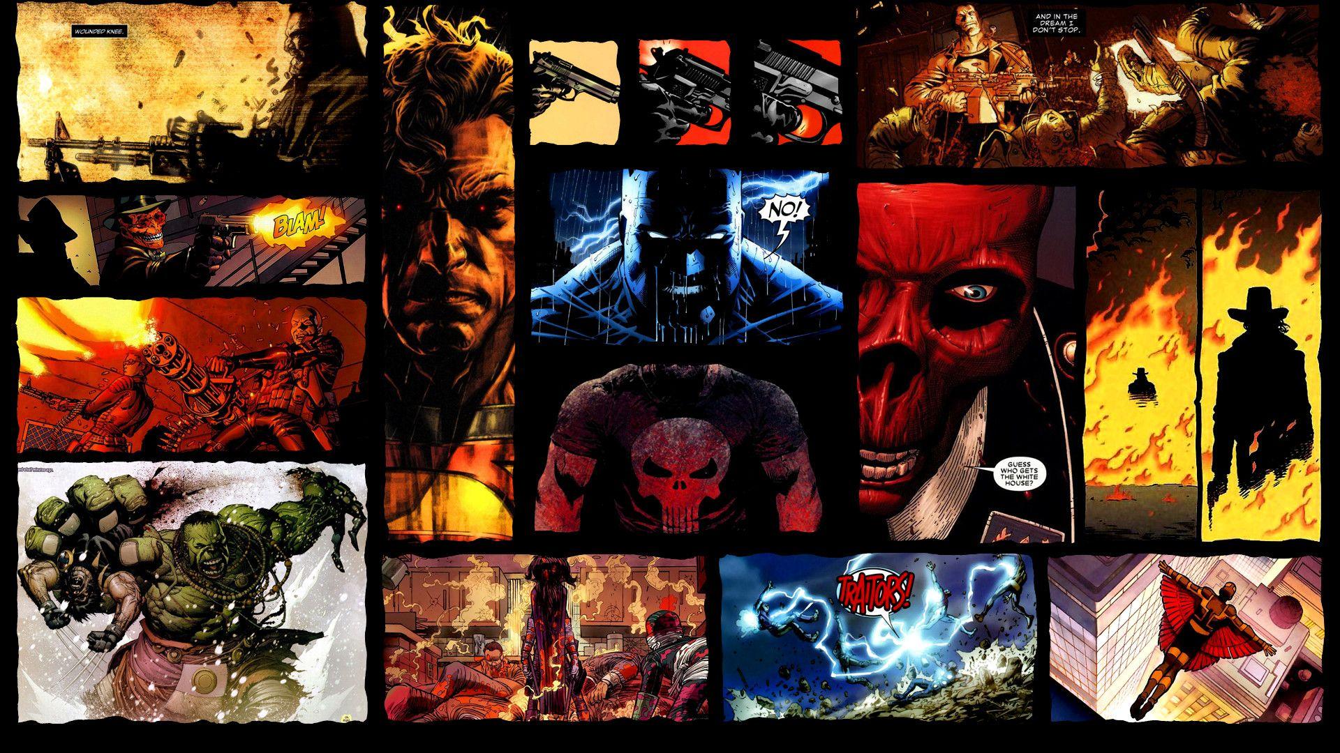 1920x1080 Marvel Comic Book