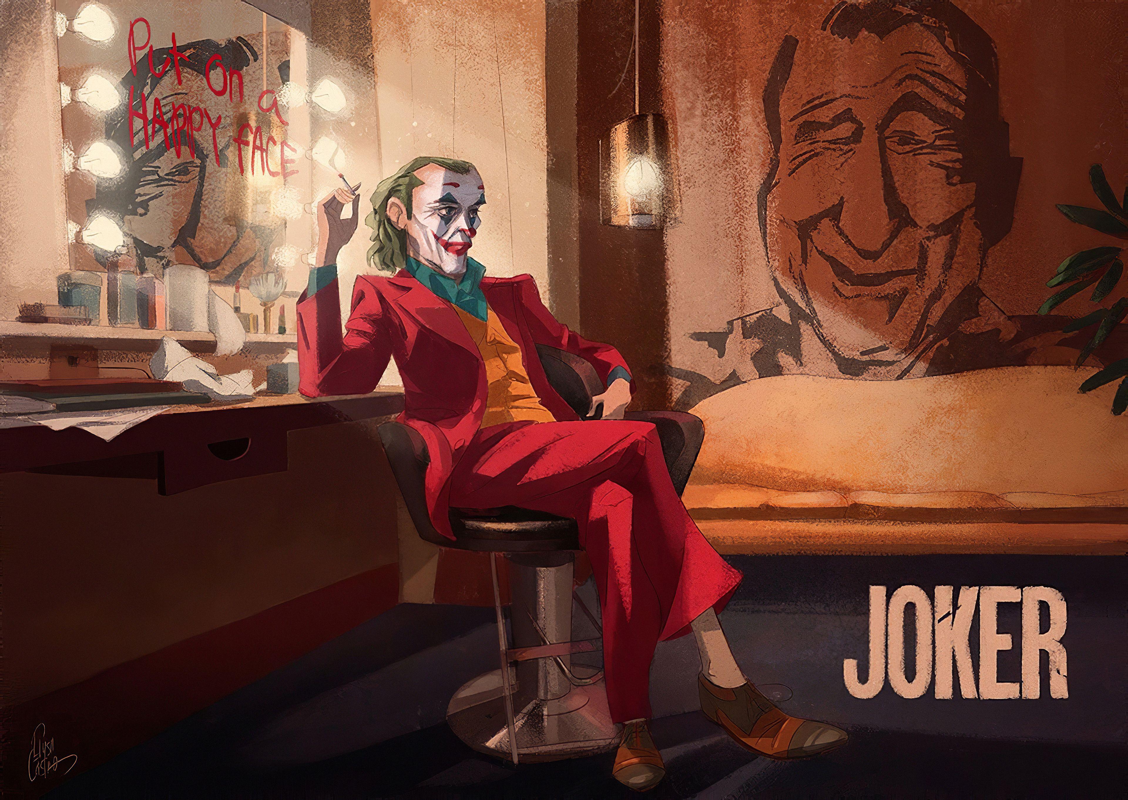 3840x2723 Wallpaper 4k Joker Comic Art Joker Comic Art wallpaper HD 4k