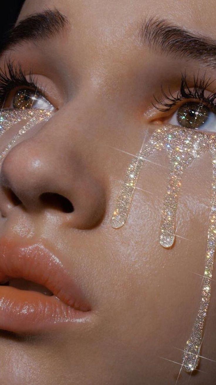 736x1308 tumblr #glitter #tears #aesthetic #smoothskin #cl. picture
