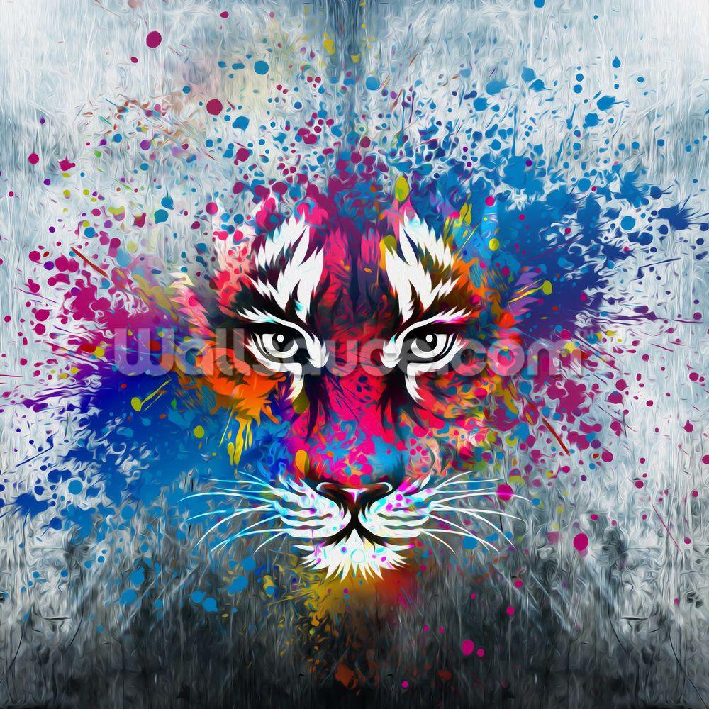 1000x1000 Tiger Art Wallpaper
