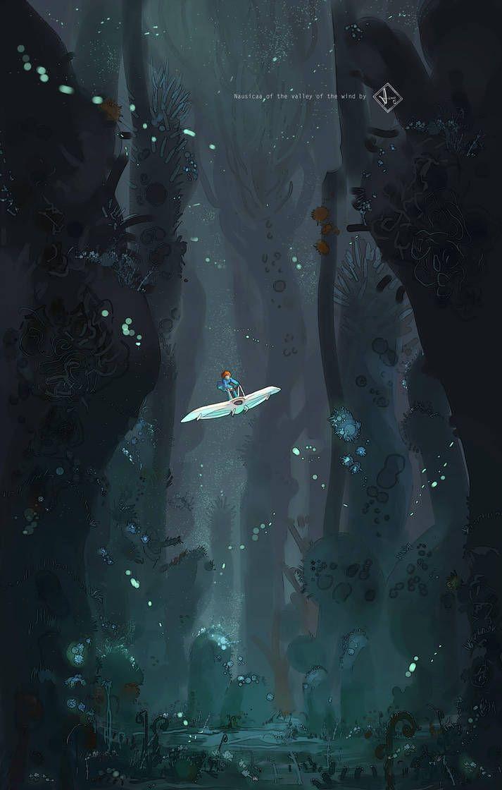 713x1120 Nausicaa Of The Valley Of The Wind By S Hiiragi. Studio Ghibli, Studio Ghibli Art, Studio Ghibli Movies
