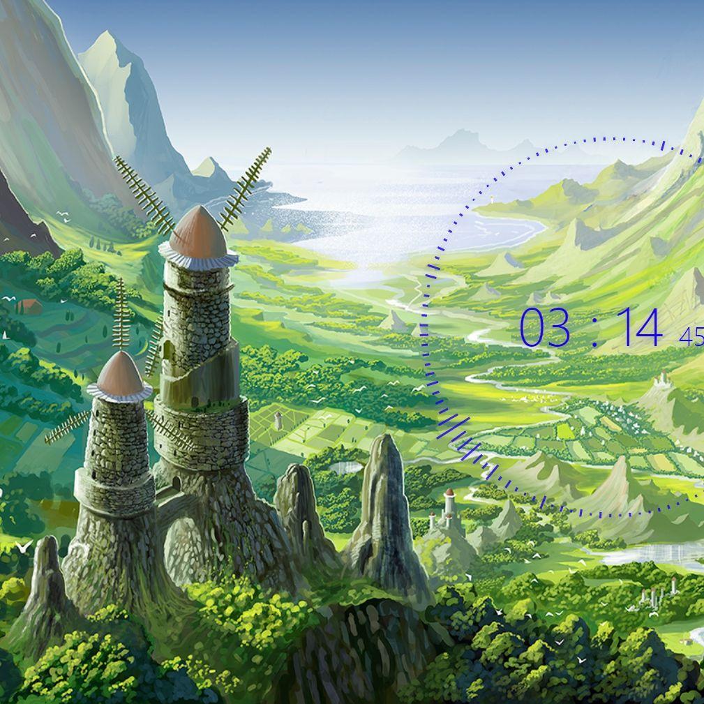 1009x1009 Steam Workshop::Nausicaa of the valley of the wind clock wallpaper
