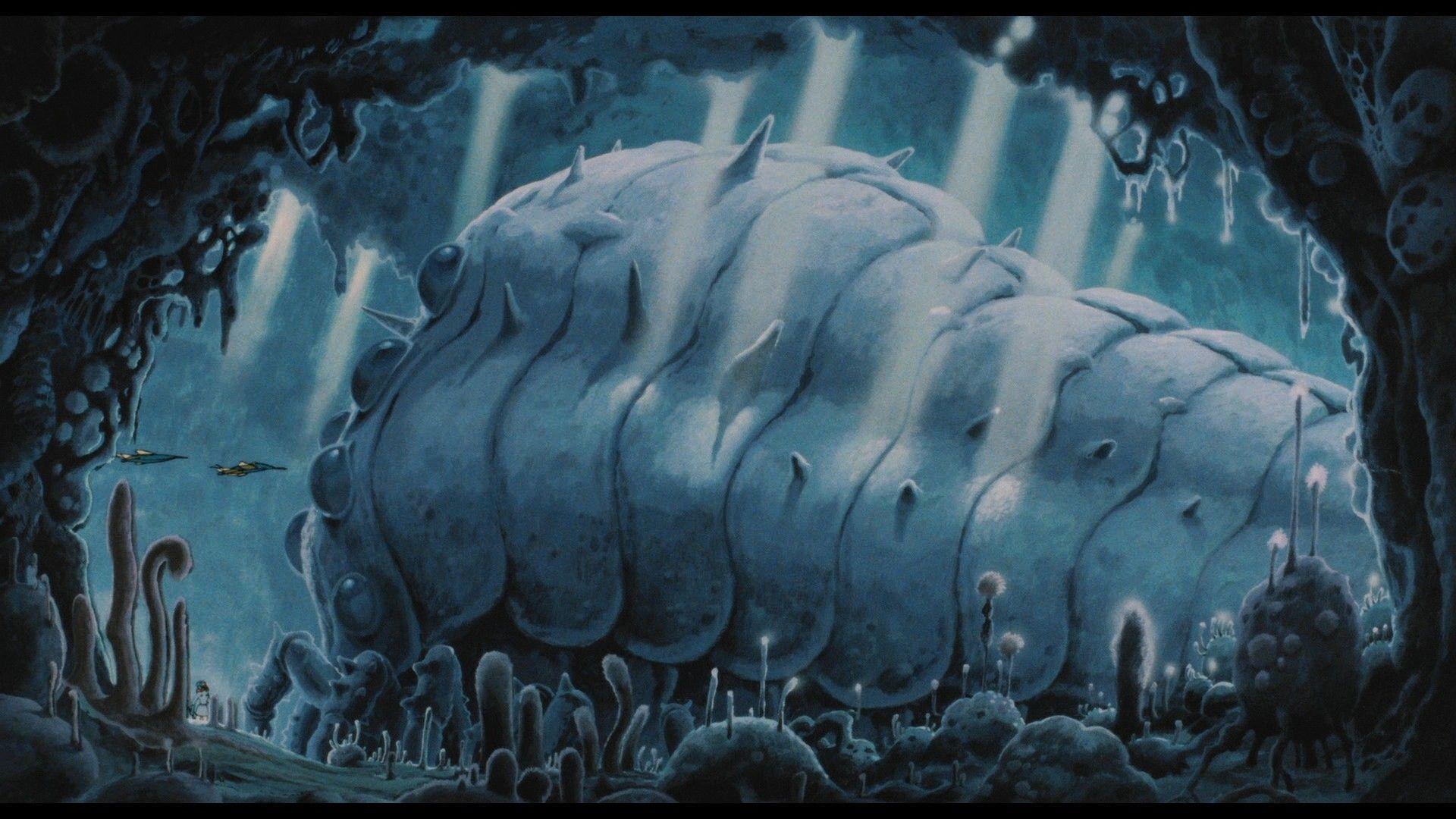1920x1080 bugs, Hayao Miyazaki, paintings, Nausicaa of the Valley of the Wind, artwork wallpaper