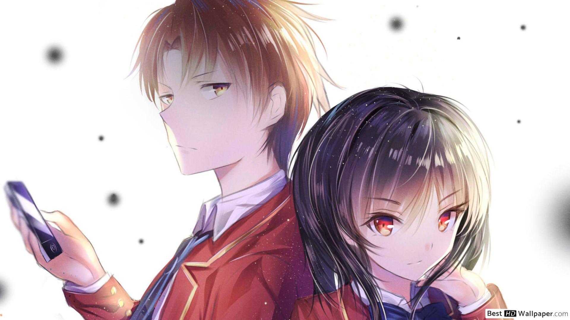 1920x1080 Classroom of the Elite Ayanokoji & Suzune Horikita HD wallpaper download