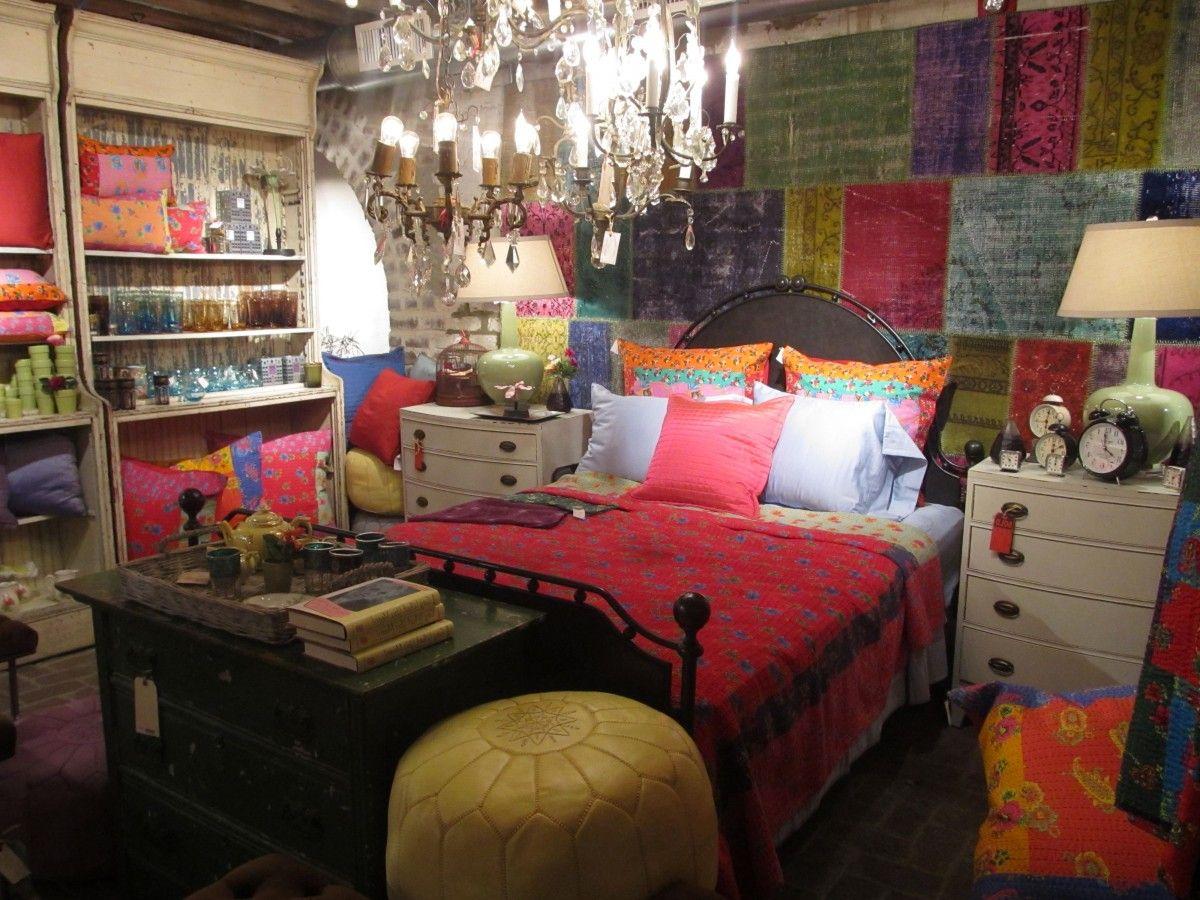 1200x900 Merry Bohemian Style Bedroom With Colorful Pillow On Cute Single Bed