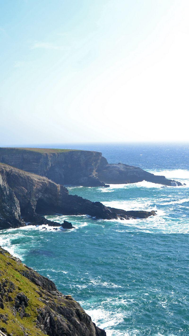 800x1420 Download Wallpaper 800x1420 Ireland, Beach, Coast Iphone Se 5s 5c 5 For Parallax HD Background