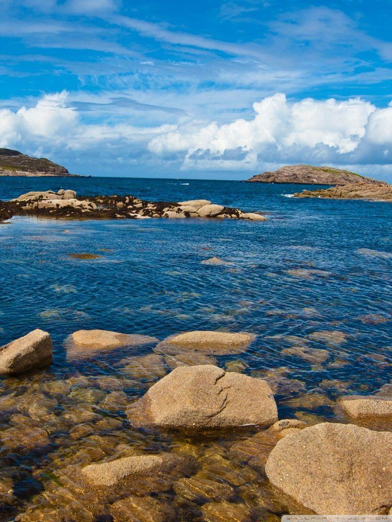 768x1024 Atlantic Coast, Cruit Island, Donegal, Ireland Ultra HD Desktop Background Wallpaper for 4K UHD TV : Multi Display, Dual Monitor : Tablet