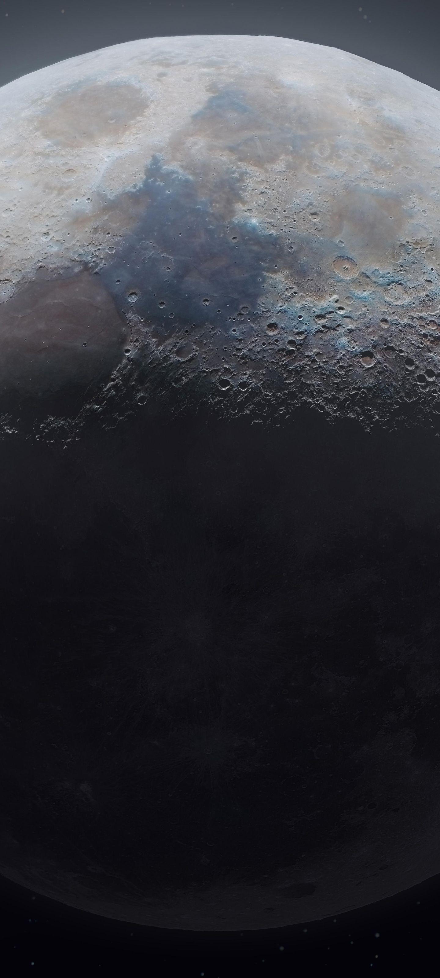 1440x3200 Earth Moon (1440x3200) Wallpaper