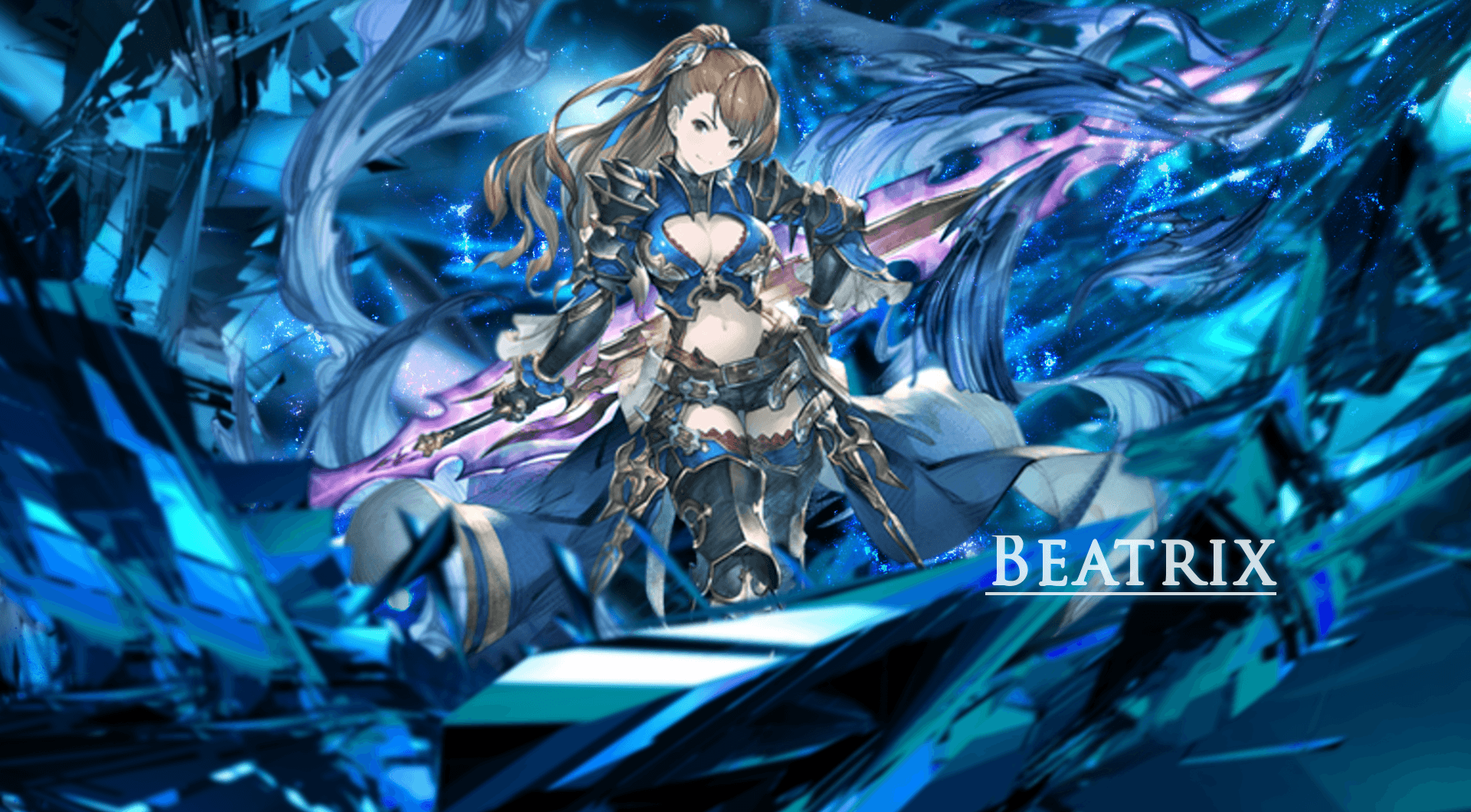 1920x1060 GFX'ed Beatrix Wallpaper : Granblue_en