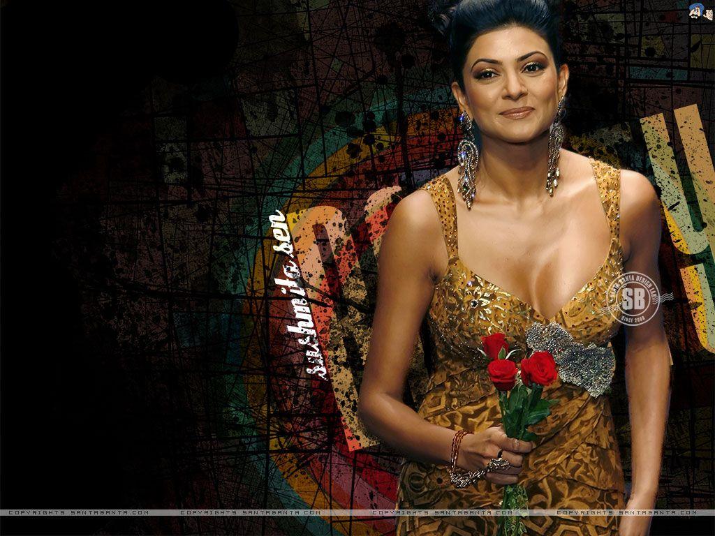 1024x768 Sushmita Sen Sen With Randeep Hooda