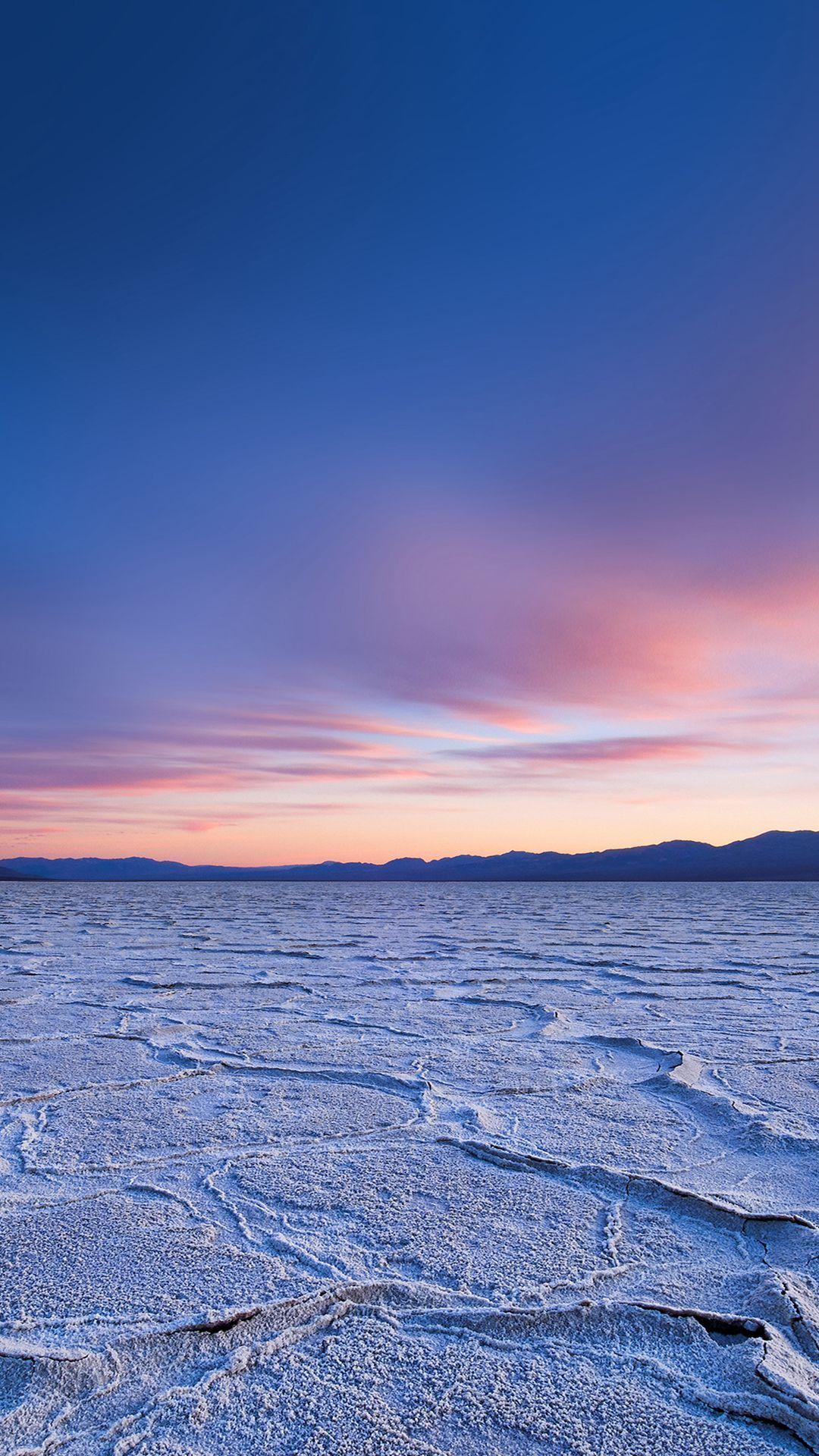 1080x1920 Dead sea snow sunset mountain iPhone 8 Wallpaper Free Download