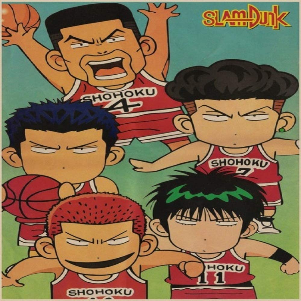 1000x1000 Single canvas poster new classic anime poster retro wallpaper retro poster poster bedroom wall decoration printing canvas 50x70cm without frame: Amazon.co.uk: Kitchen & Home