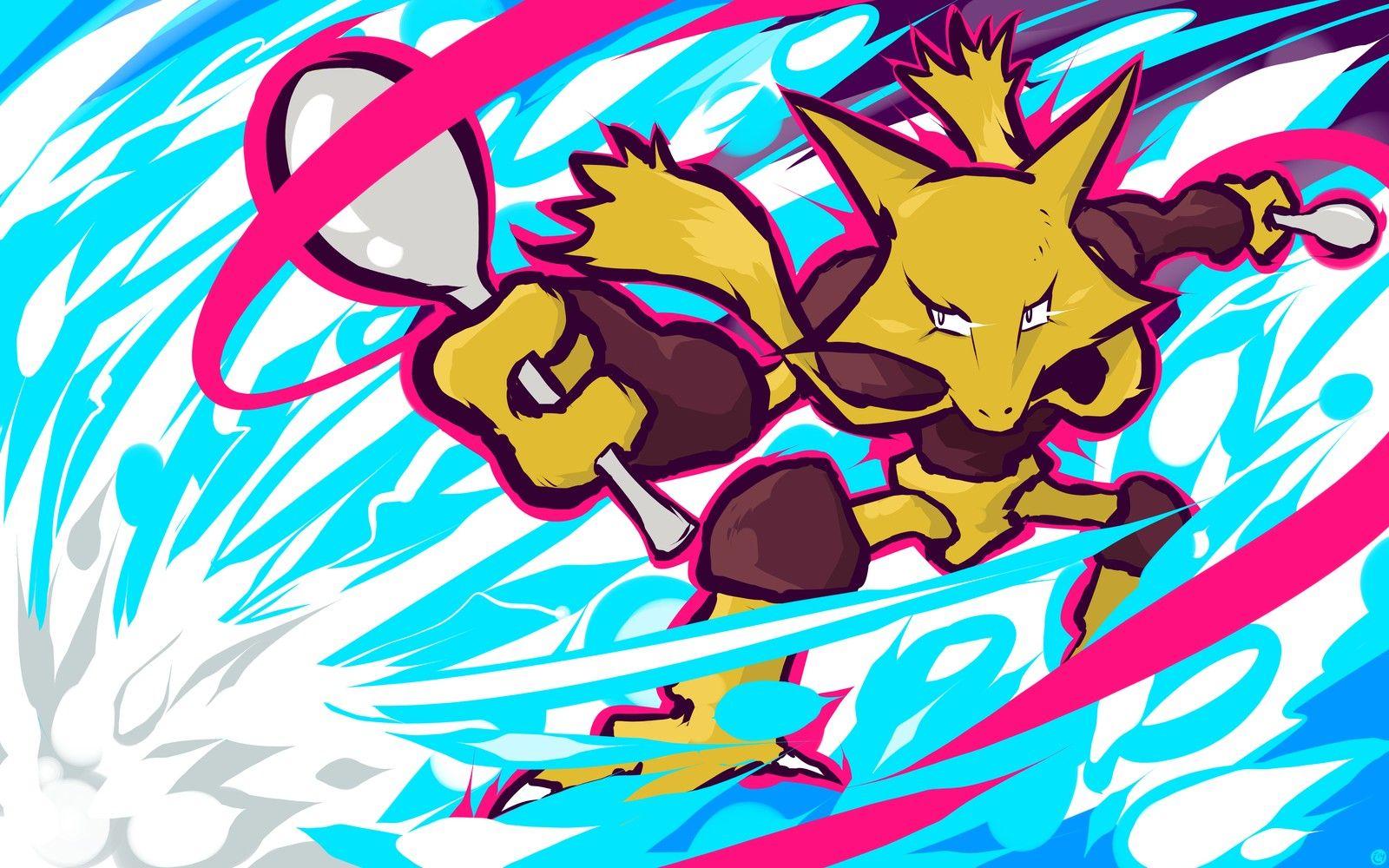 1600x1000 ishmam, Pokémon, Alakazam Wallpaper HD / Desktop and Mobile Background