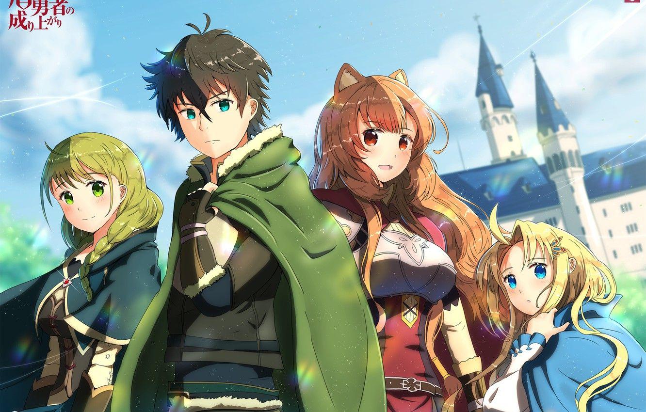 1332x850 Wallpaper girls, fantasy, guy, The Rising of the Shield Hero image for desktop, section сёнэн