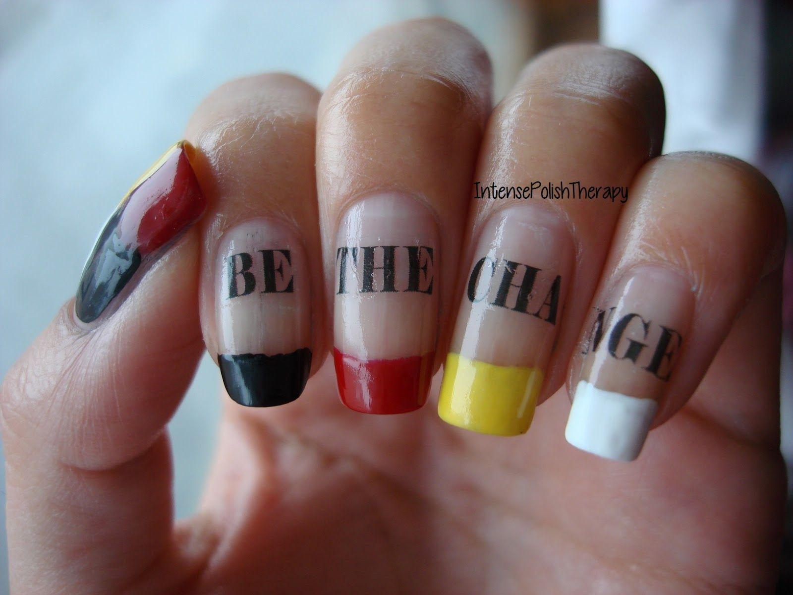 1600x1200 Intense Polish Therapy: Idle No More! Be The Change! Native Pride Nails