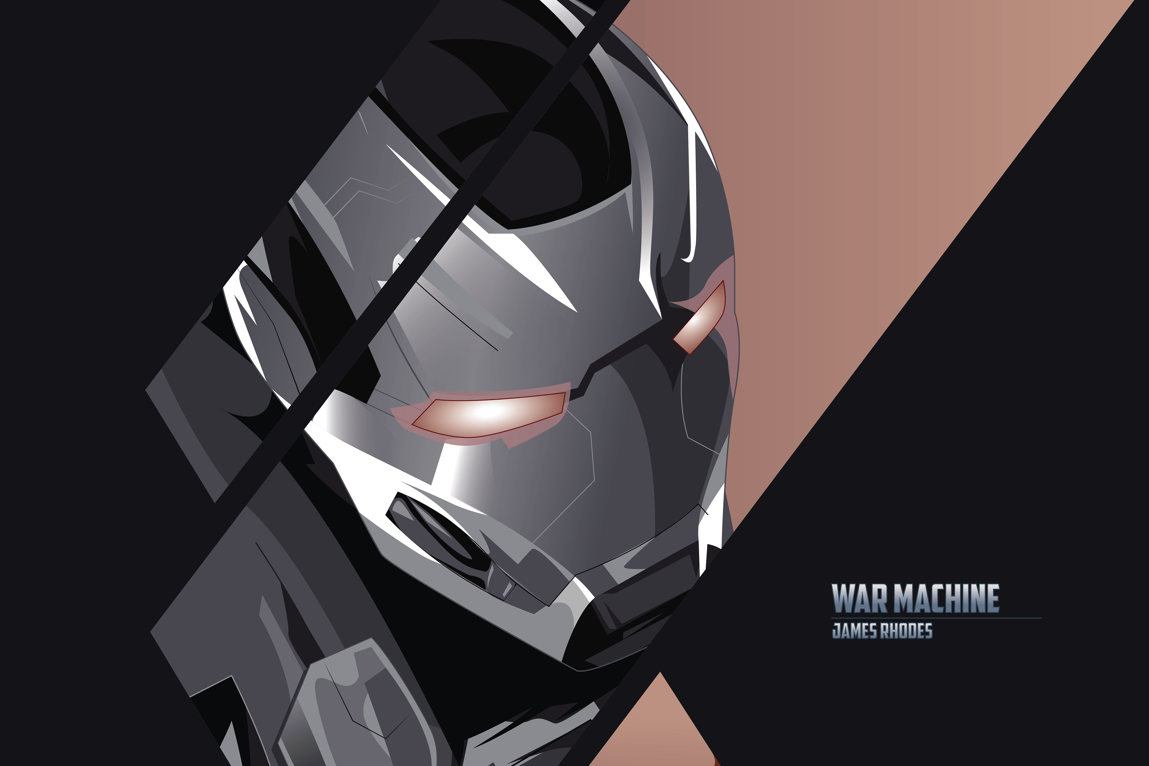 3840x2560 Wallpaper War Machine, James Rhodes, Minimal, HD, 4K, Creative Graphics / Editor's Picks,. Wallpaper for iPhone, Android, Mobile and Desktop