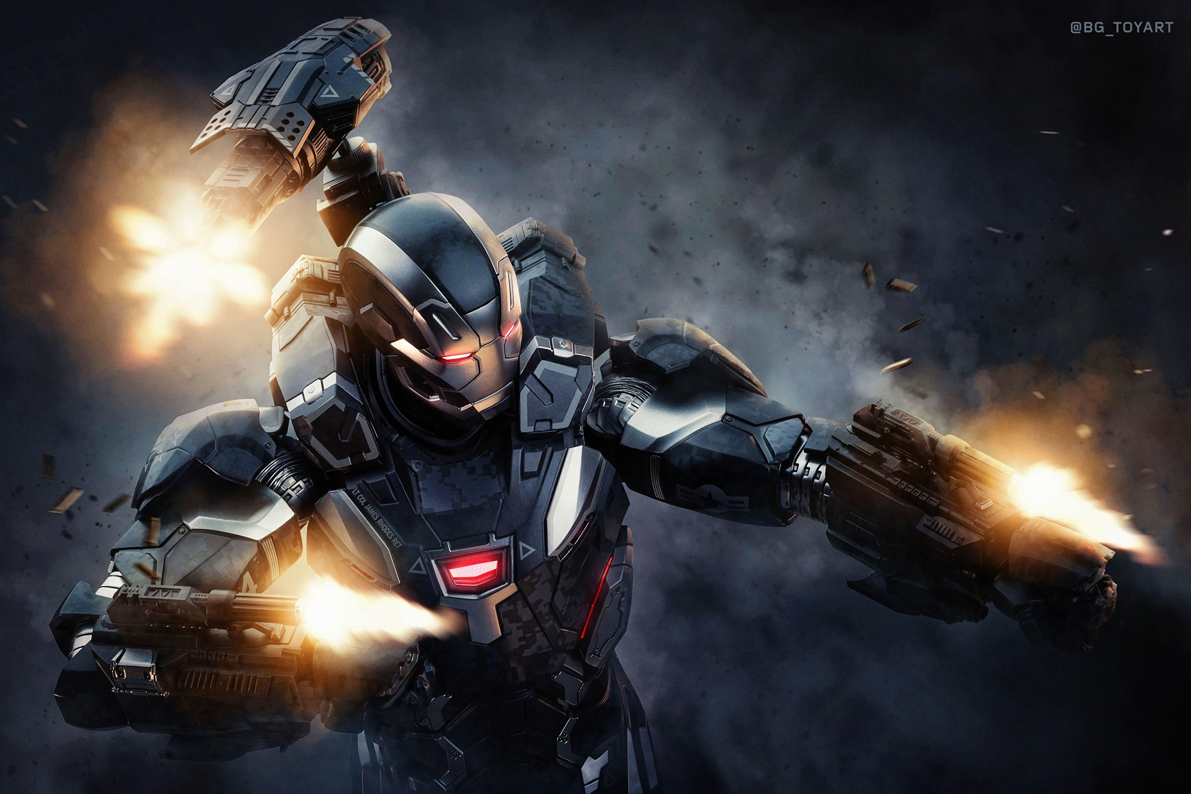 4096x2730 War Machine 4K Wallpaper, Marvel Superheroes, Marvel Comics, Graphics CGI