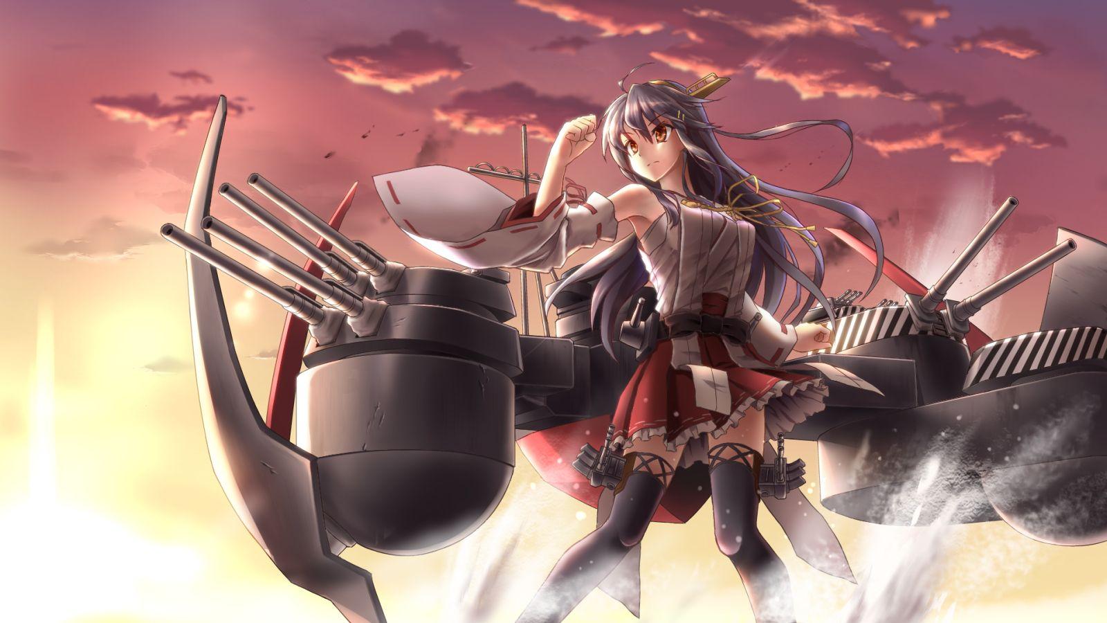 1600x900 Haruna (Kantai Collection) Wallpaper Anime Image Board