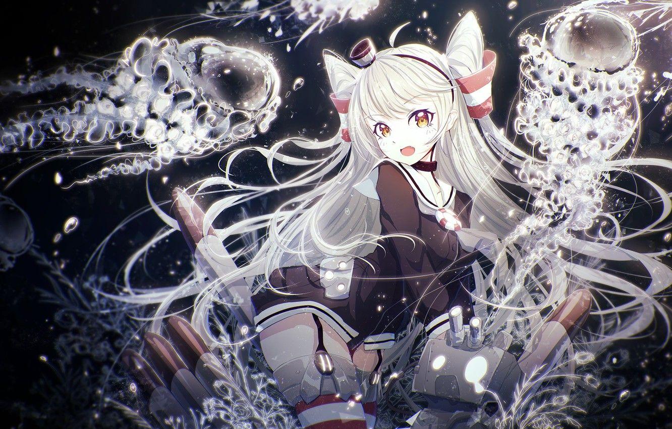 1332x850 Wallpaper Girl, anime, Kantai Collection, Naval collection image for desktop, section сёнэн