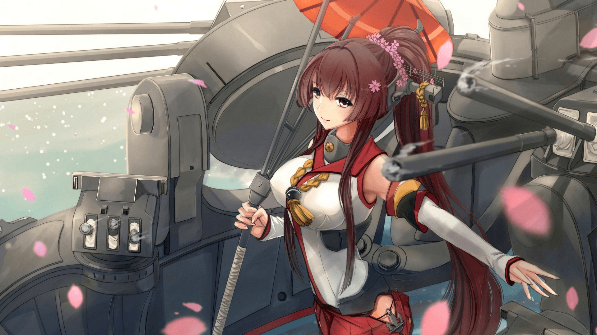 1920x1080 Wallpaper Yamato from Kantai Collection